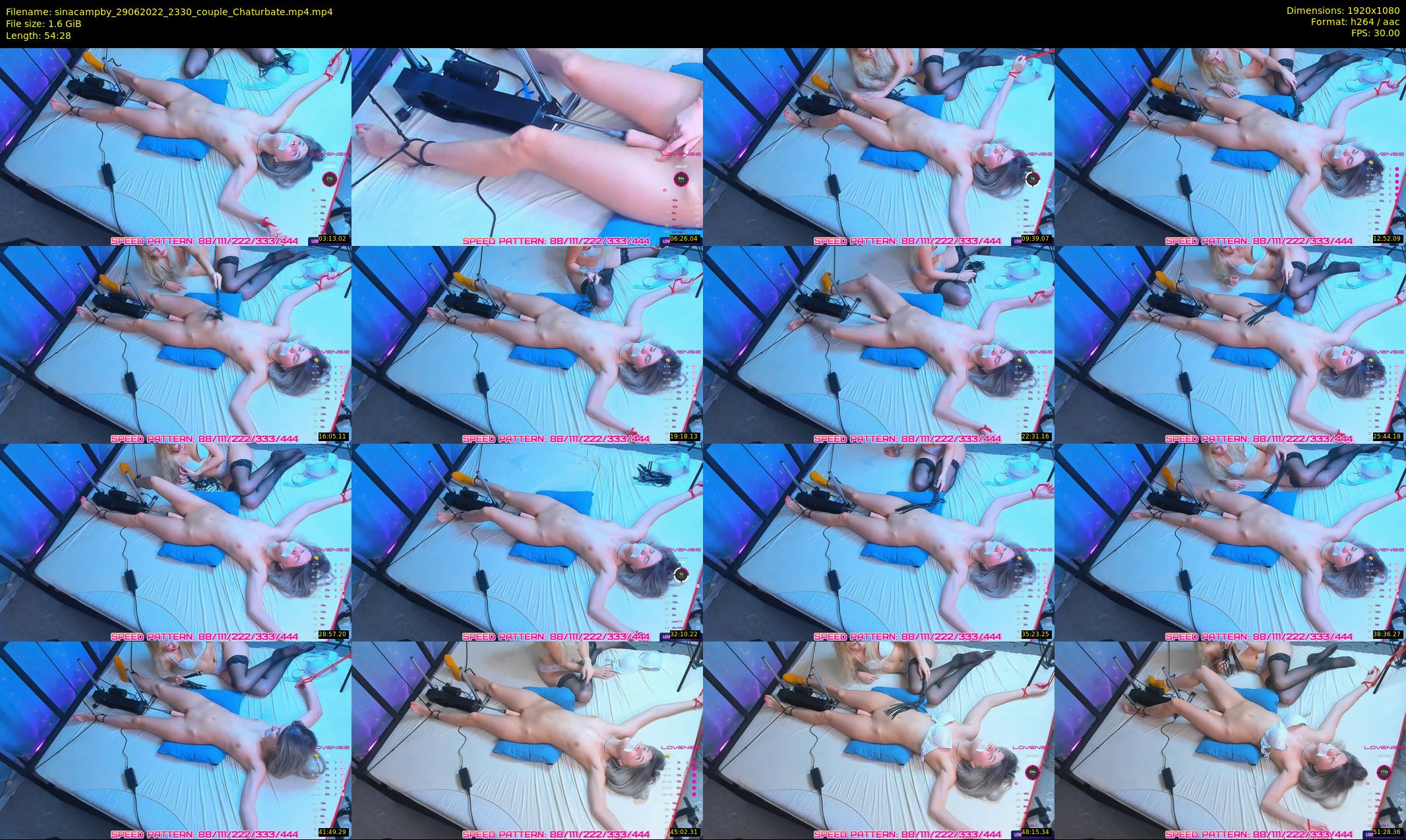 sinacampby — 55 minute Chaturbate couple cam show recording, 1080p, Jun 29, 2022