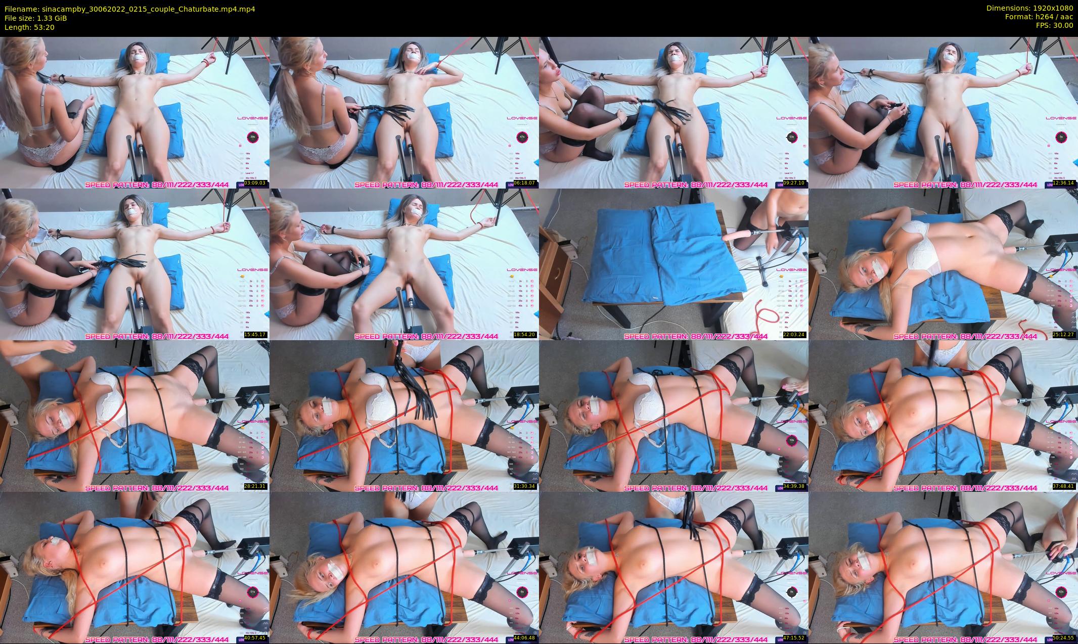 sinacampby — 54 minute Chaturbate couple cam show recording, 1080p, Jun 30, 2022