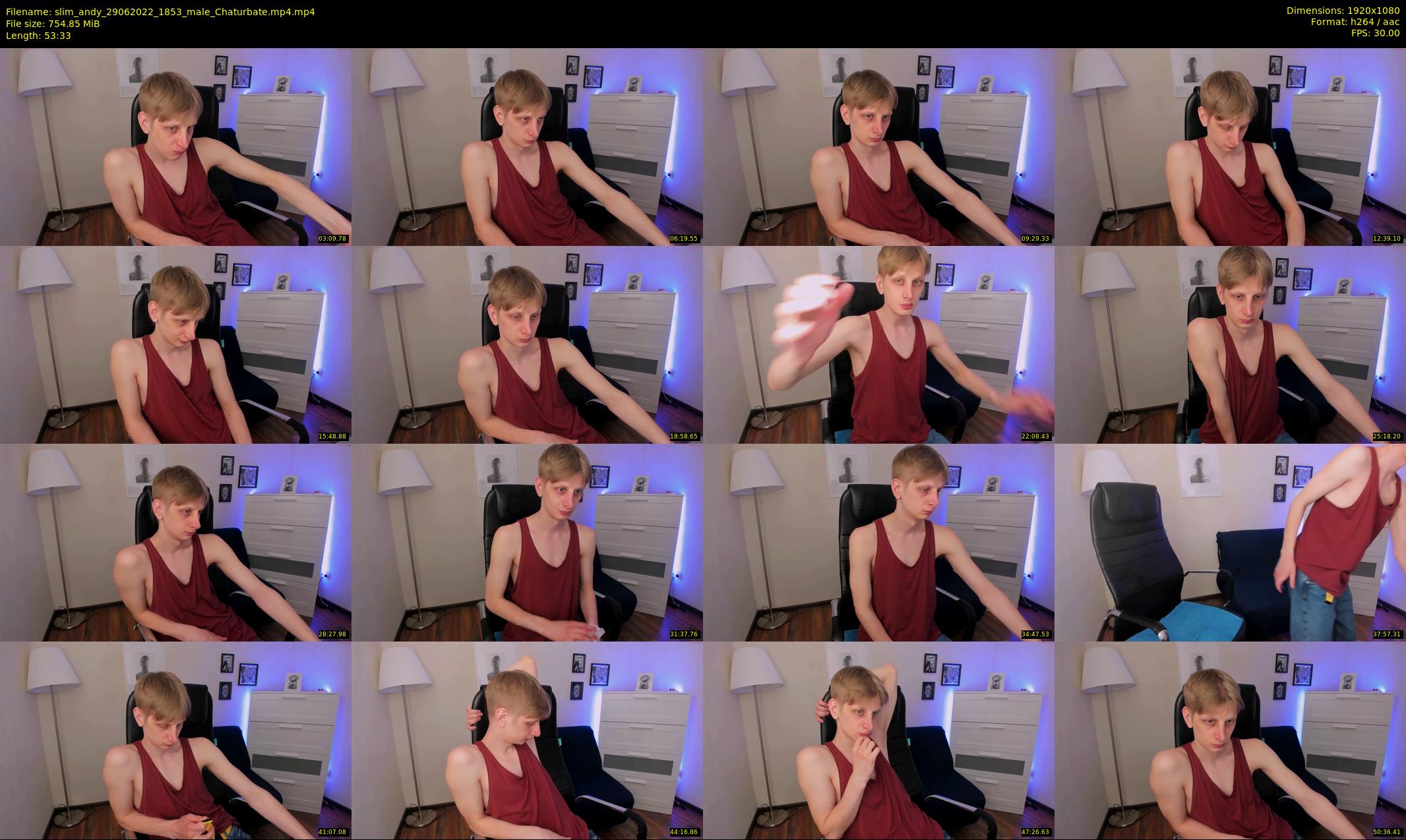 slim_andy — 54 minute Chaturbate male cam show recording, 1080p, Jun 29, 2022