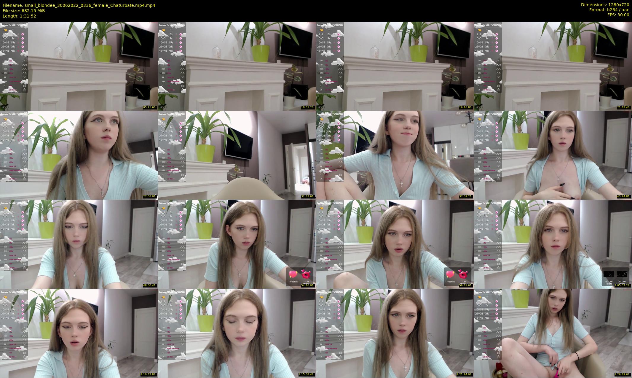 small_blondee — 92 minute Chaturbate female cam show recording, 720p, Jun 30, 2022