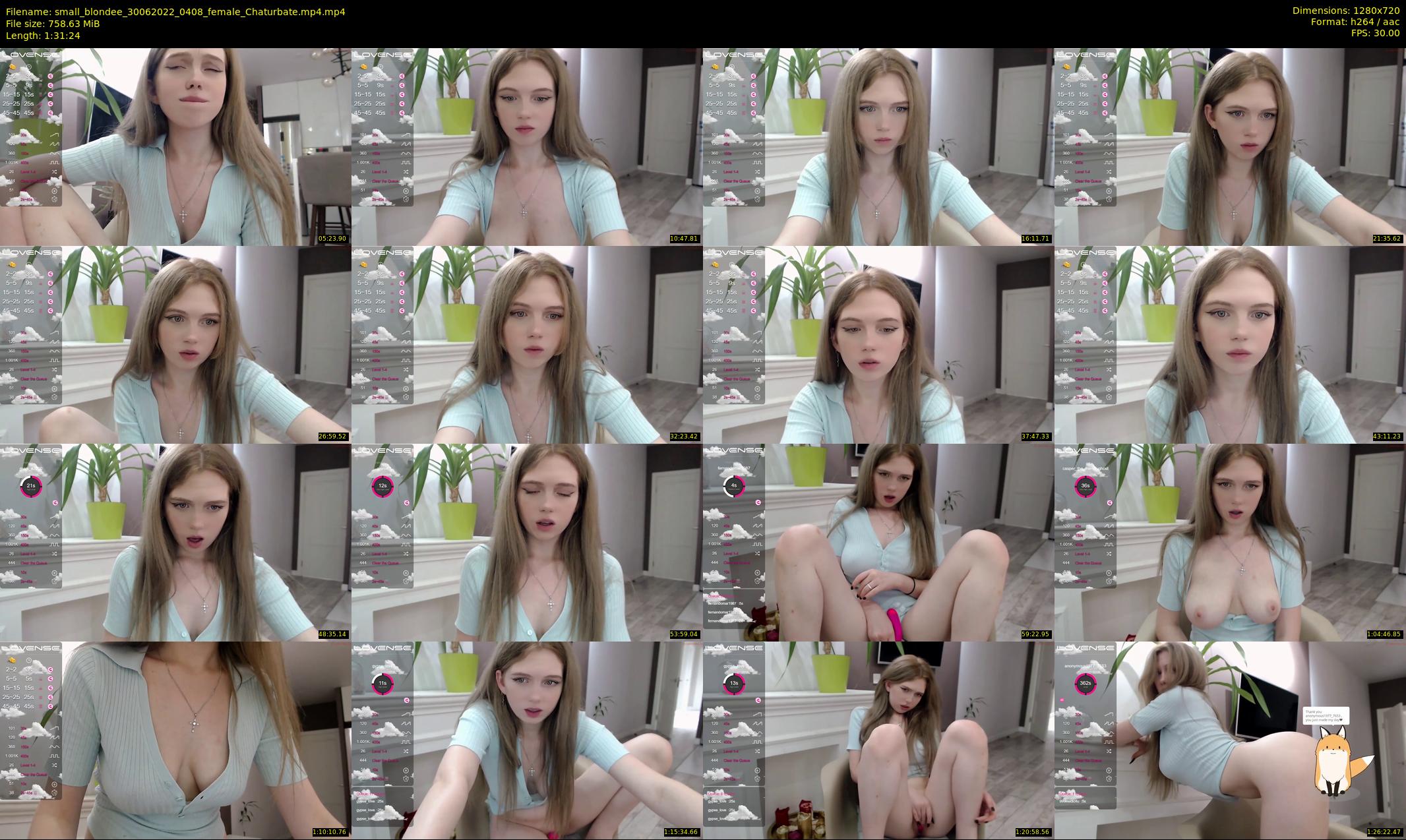 small_blondee — 92 minute Chaturbate female cam show recording, 720p, Jun 30, 2022