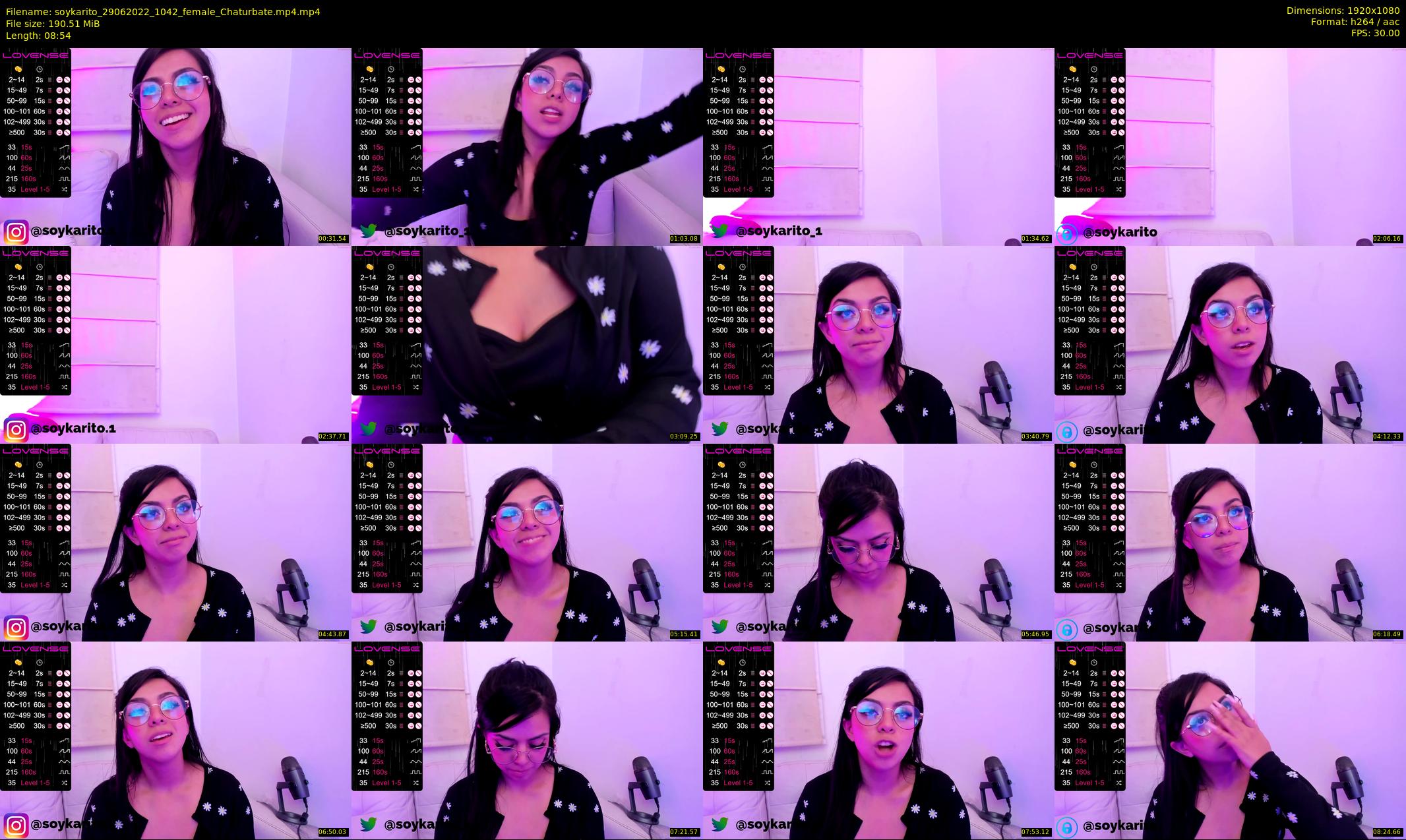 soykarito — 9 minute Chaturbate female cam show recording, 1080p, Jun 29, 2022