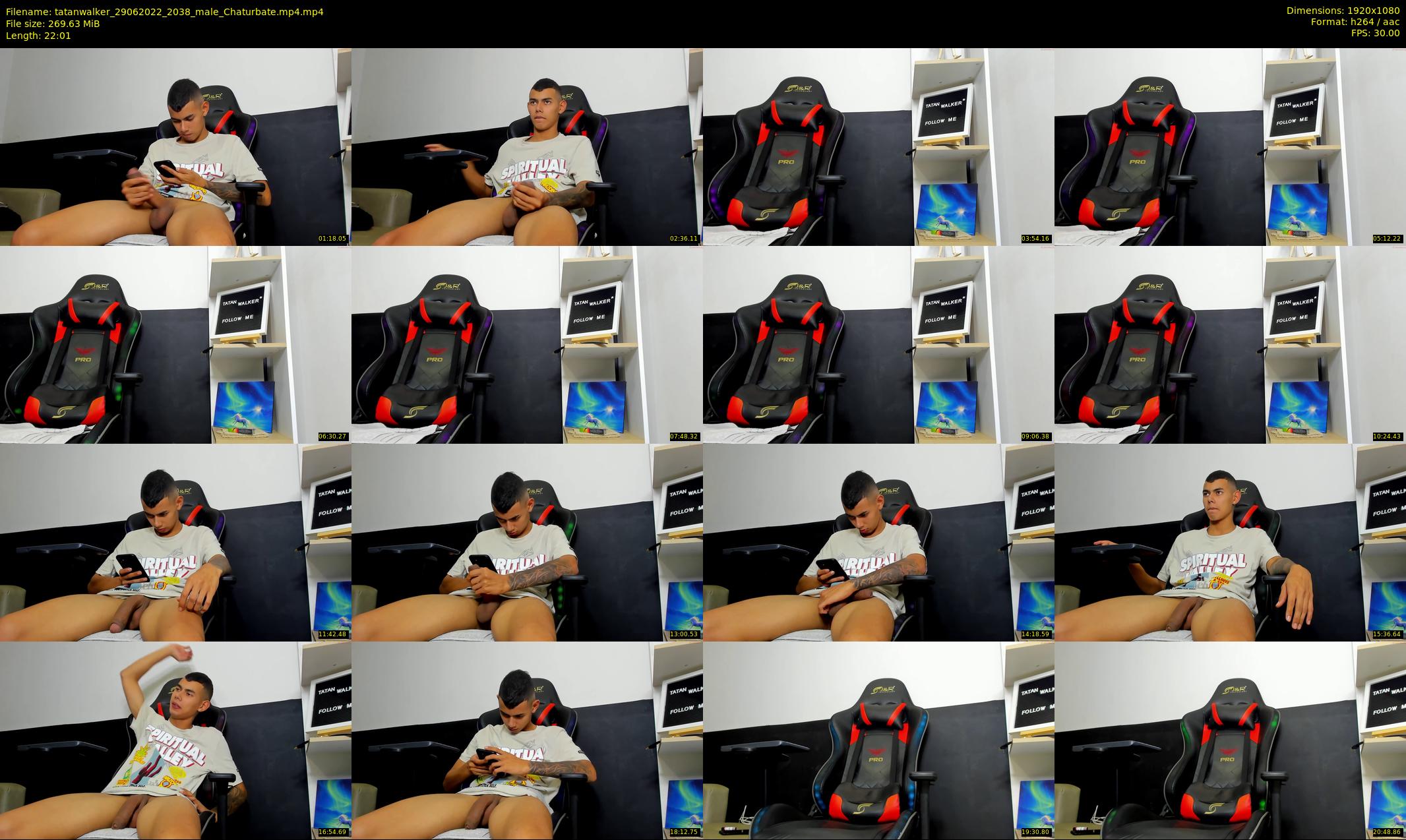 tatanwalker — 23 minute Chaturbate male cam show recording, 1080p, Jun 29, 2022