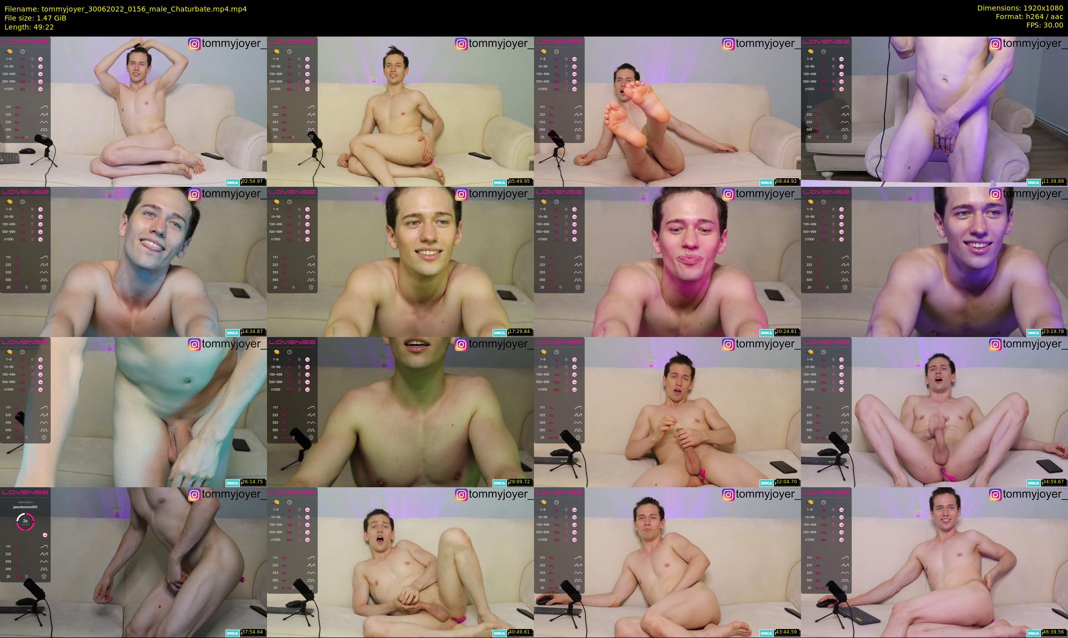 tommyjoyer — 50 minute Chaturbate male cam show recording, 1080p, Jun 30, 2022
