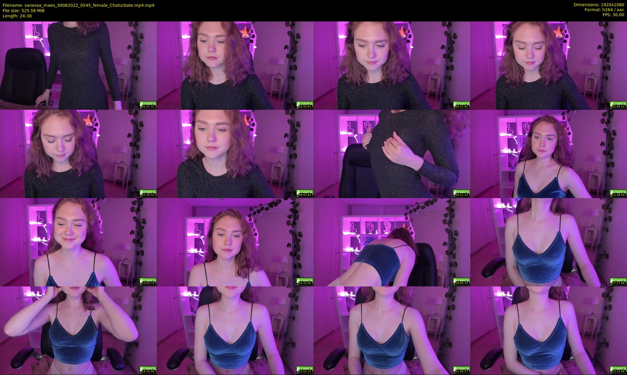 vanessa_maes — 25 minute Chaturbate female cam show recording, 1080p, Jun 30, 2022