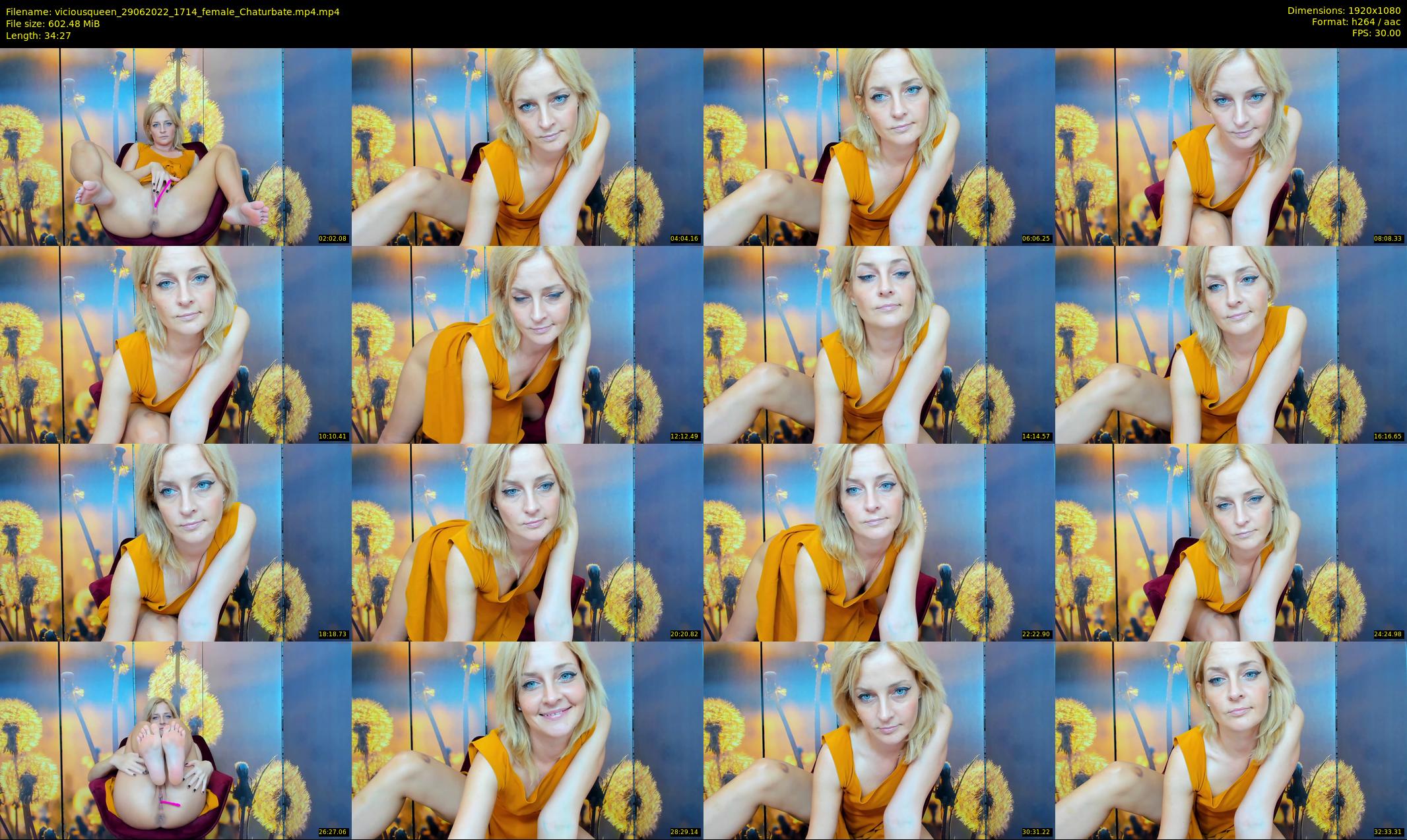 viciousqueen — 35 minute Chaturbate female cam show recording, 1080p, Jun 29, 2022