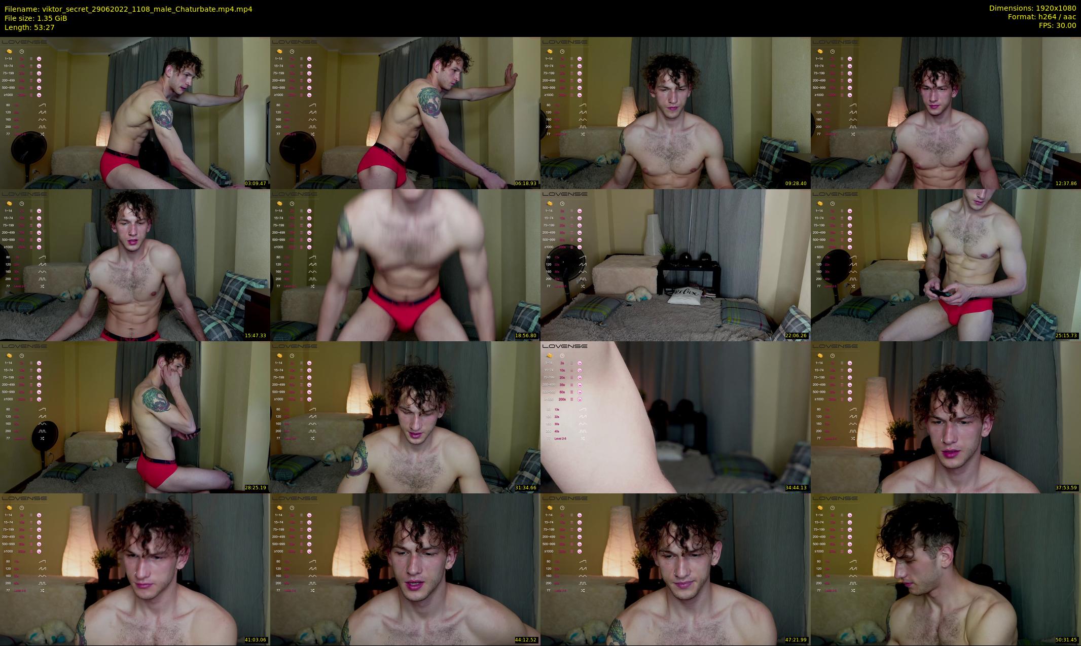 viktor_secret — 54 minute Chaturbate male cam show recording, 1080p, Jun 29, 2022