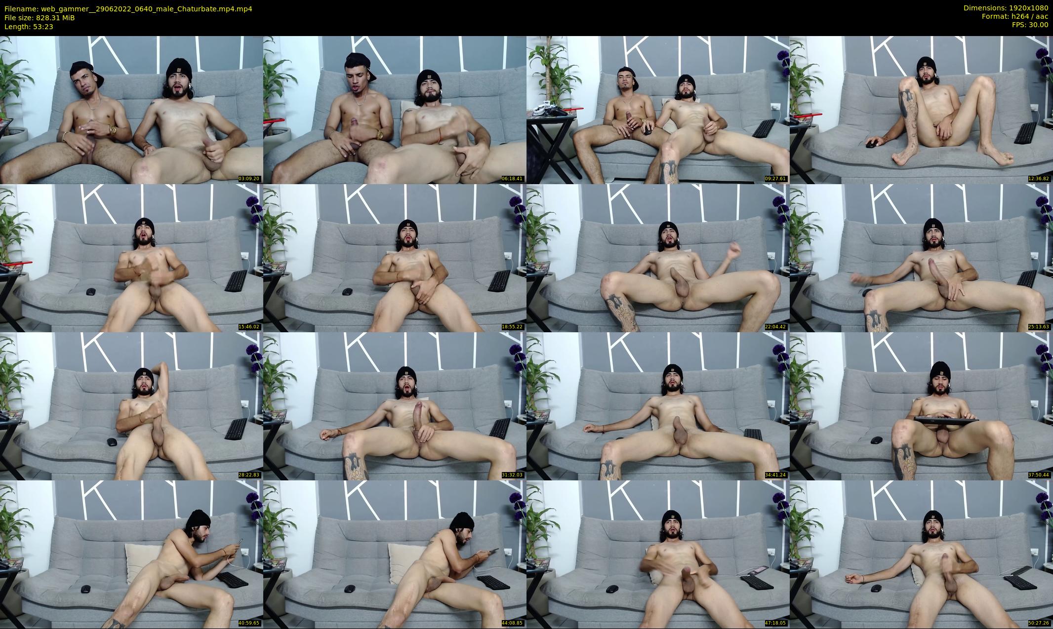 web_gammer_ — 54 minute Chaturbate male cam show recording, 1080p, Jun 29, 2022