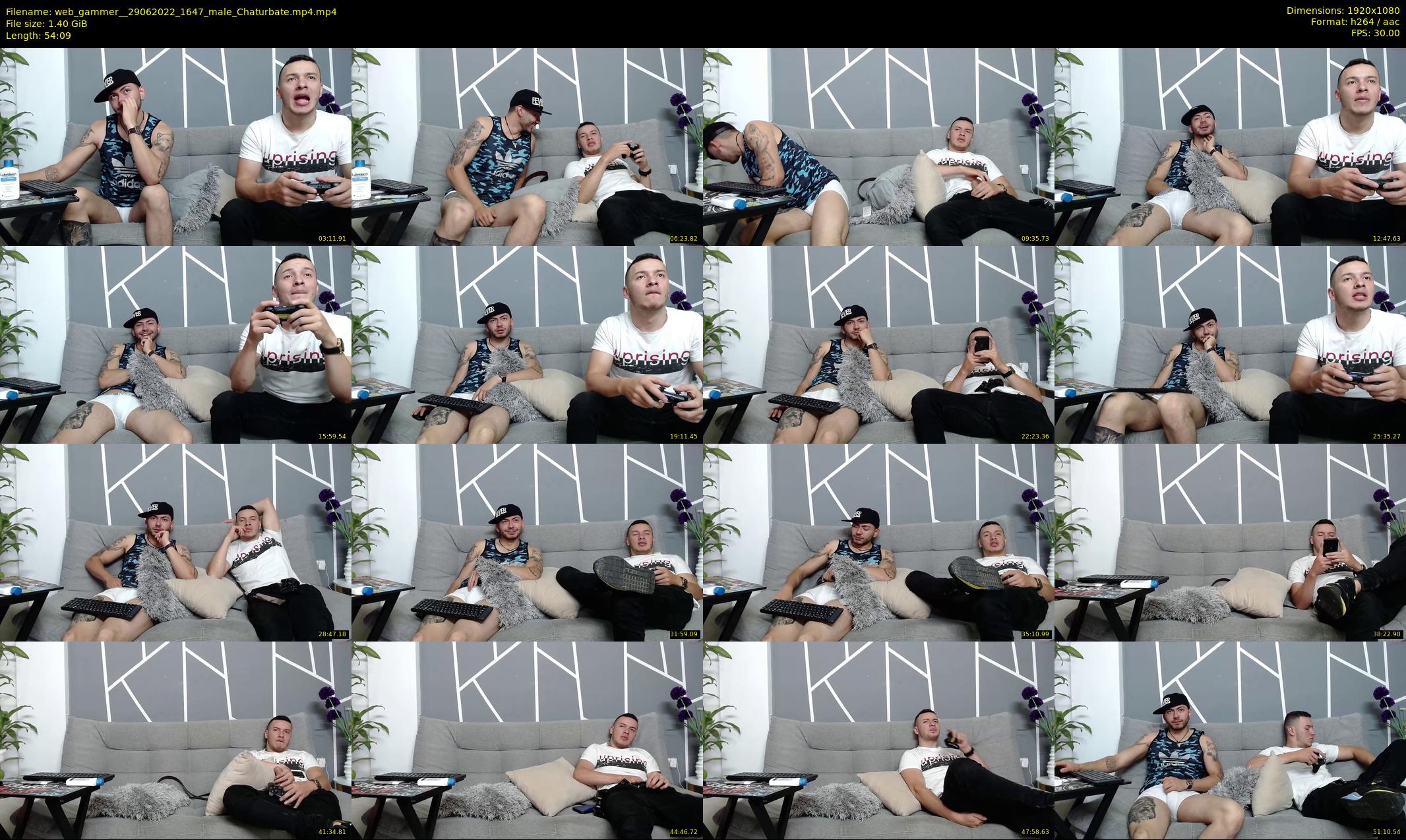 web_gammer_ — 55 minute Chaturbate male cam show recording, 1080p, Jun 29, 2022