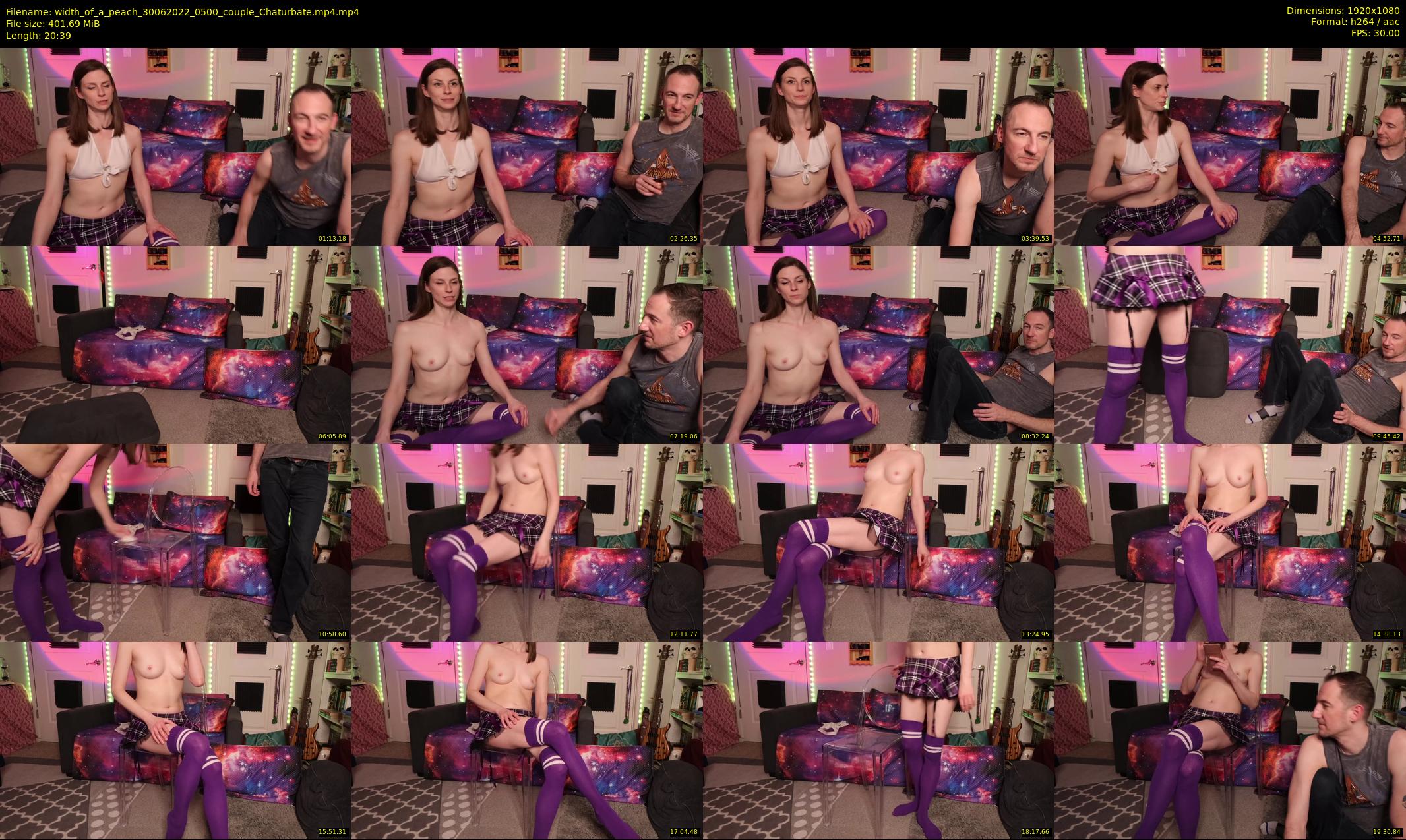 width_of_a_peach — 21 minute Chaturbate couple cam show recording, 1080p, Jun 30, 2022