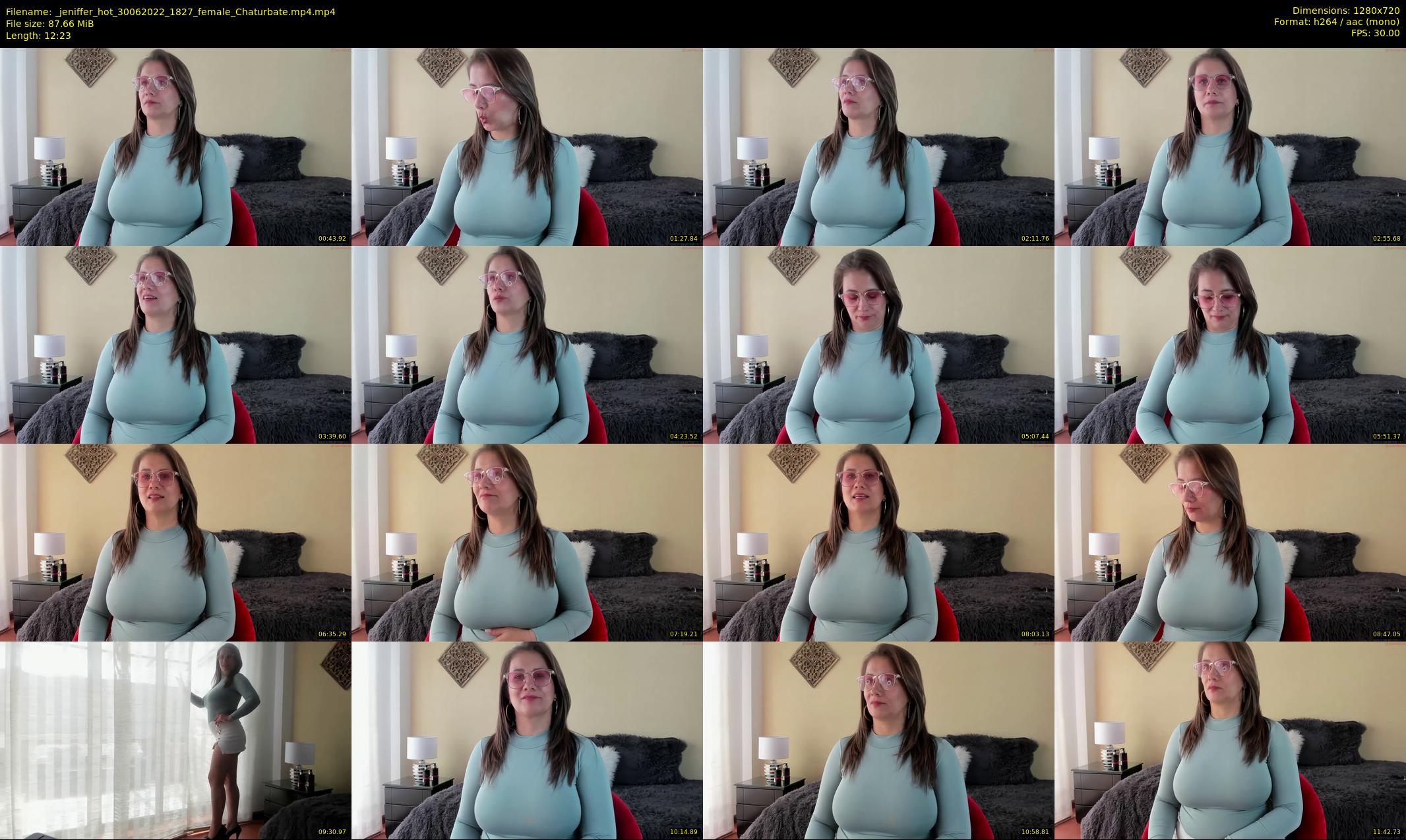 _jeniffer_hot — 13 minute Chaturbate female cam show recording, 720p, Jun 30, 2022