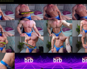adam_muscle_ — 54 minute Chaturbate male cam show recording, 1080p, Jun 30, 2022