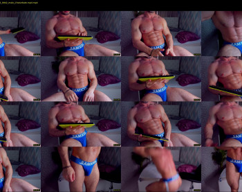adam_muscle_ — 12 minute Chaturbate male cam show recording, 1080p, Jun 30, 2022