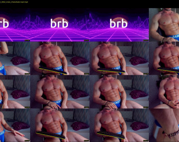 adam_muscle_ — 38 minute Chaturbate male cam show recording, 1080p, Jun 30, 2022