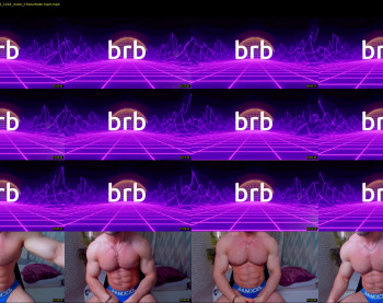 adam_muscle_ — 46 minute Chaturbate male cam show recording, 1080p, Jun 30, 2022