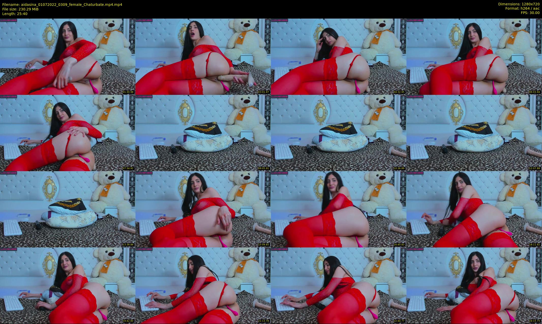 aidasina — 26 minute Chaturbate female cam show recording, 720p, Jul 1, 2022