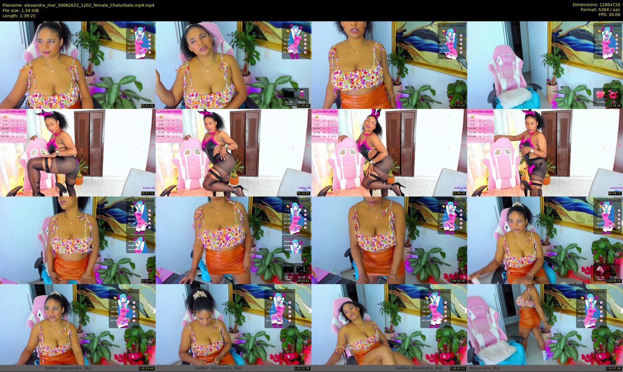 alexandra_mar — 100 minute Chaturbate female cam show recording, 720p, Jun 30, 2022