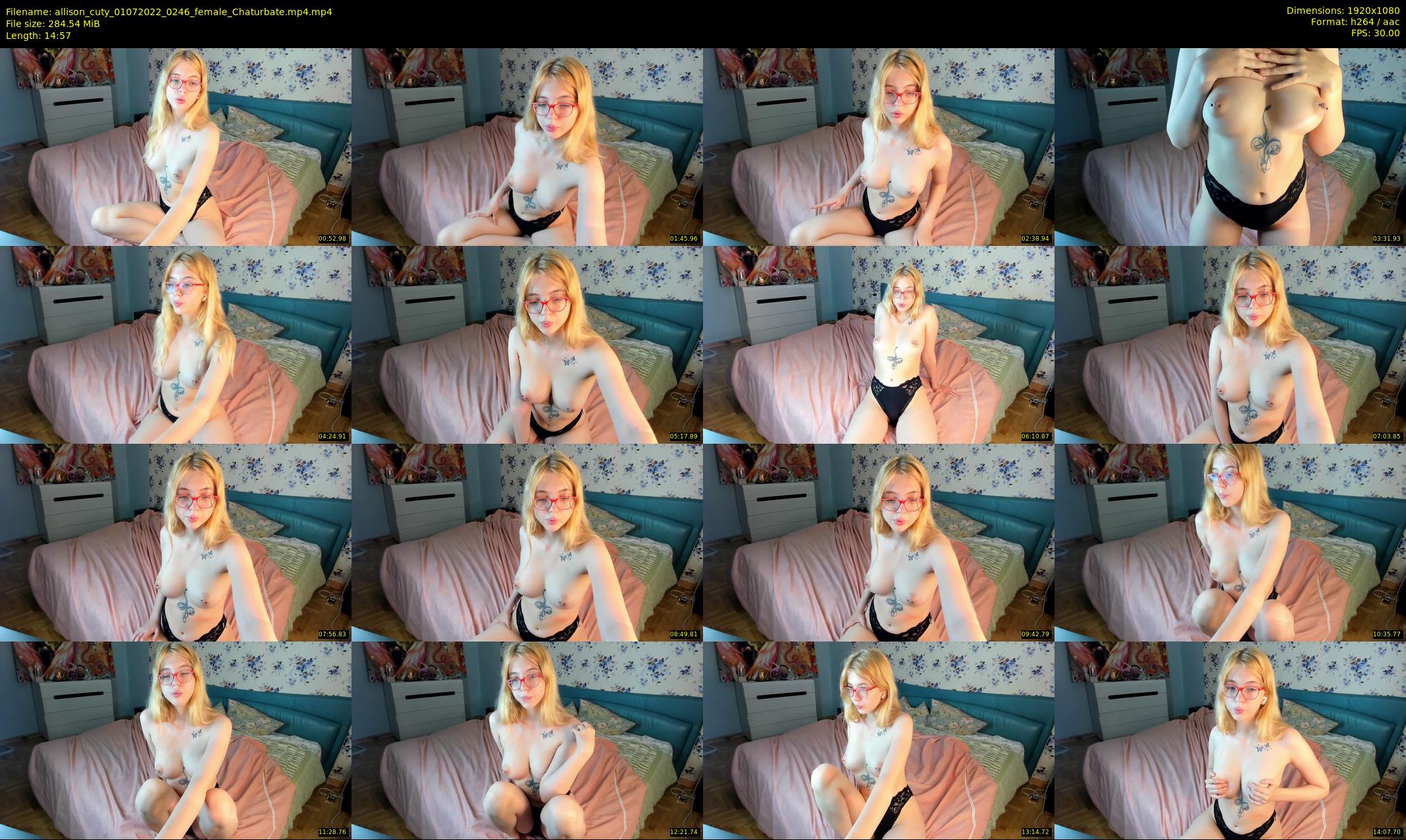 allison_cuty — 15 minute Chaturbate female cam show recording, 1080p, Jul 1, 2022