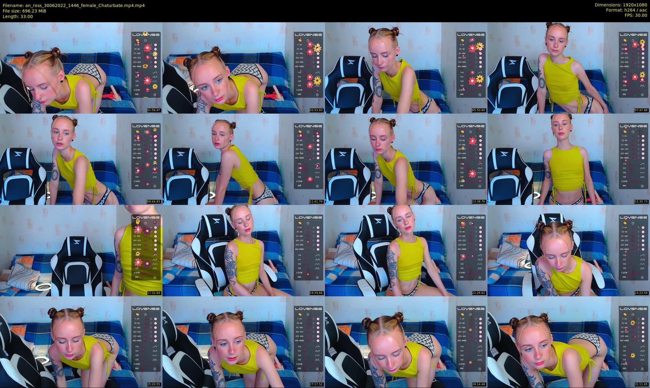 an_ross — 33 minute Chaturbate female cam show recording, 1080p, Jun 30, 2022