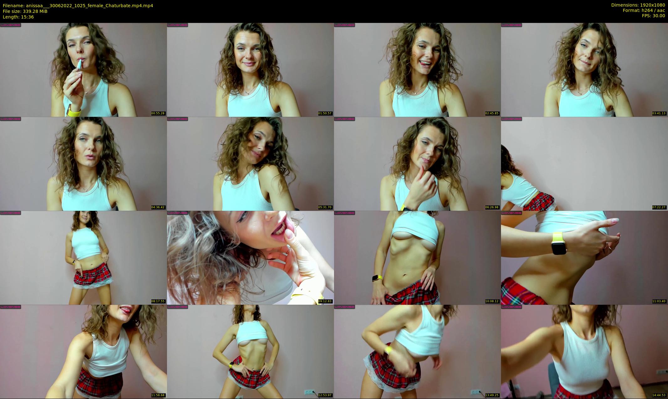 anissaa__ — 16 minute Chaturbate female cam show recording, 1080p, Jun 30, 2022