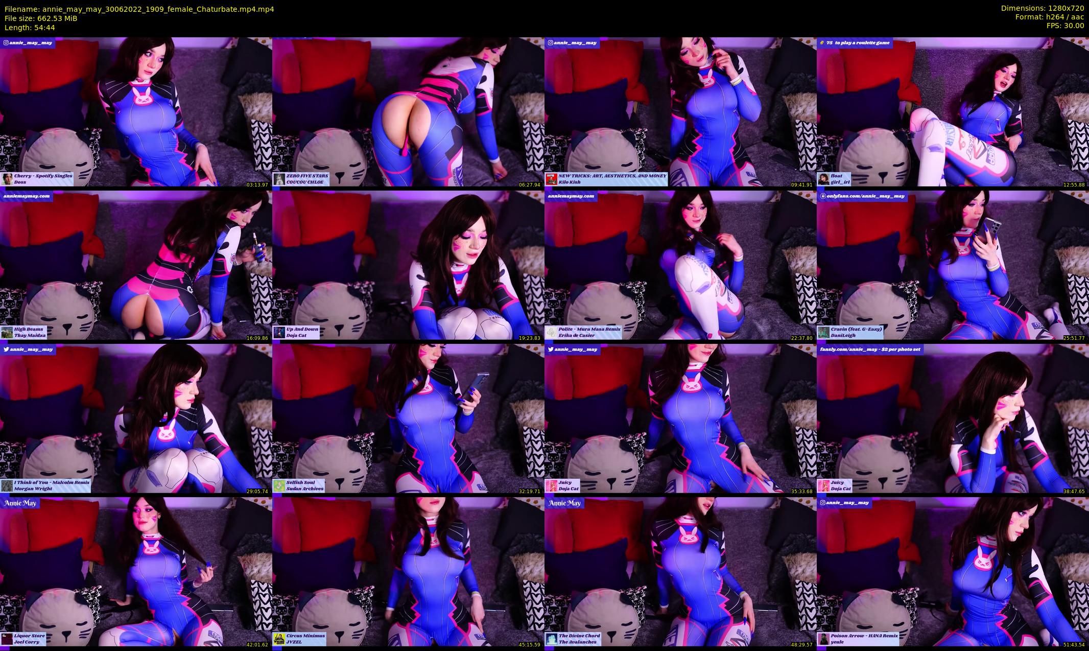 annie_may_may — 55 minute Chaturbate female cam show recording, 720p, Jun 30, 2022