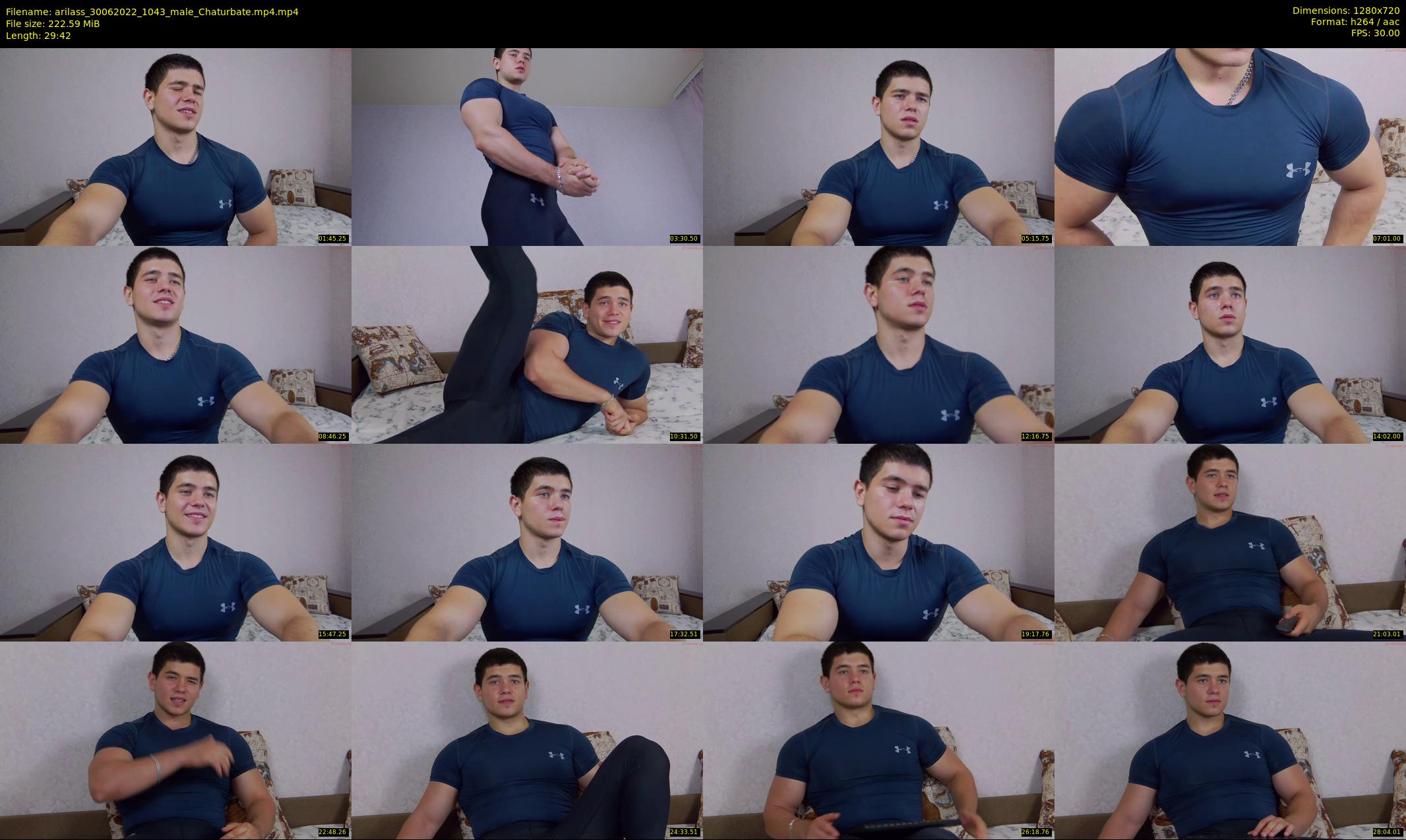 arilass — 30 minute Chaturbate male cam show recording, 720p, Jun 30, 2022