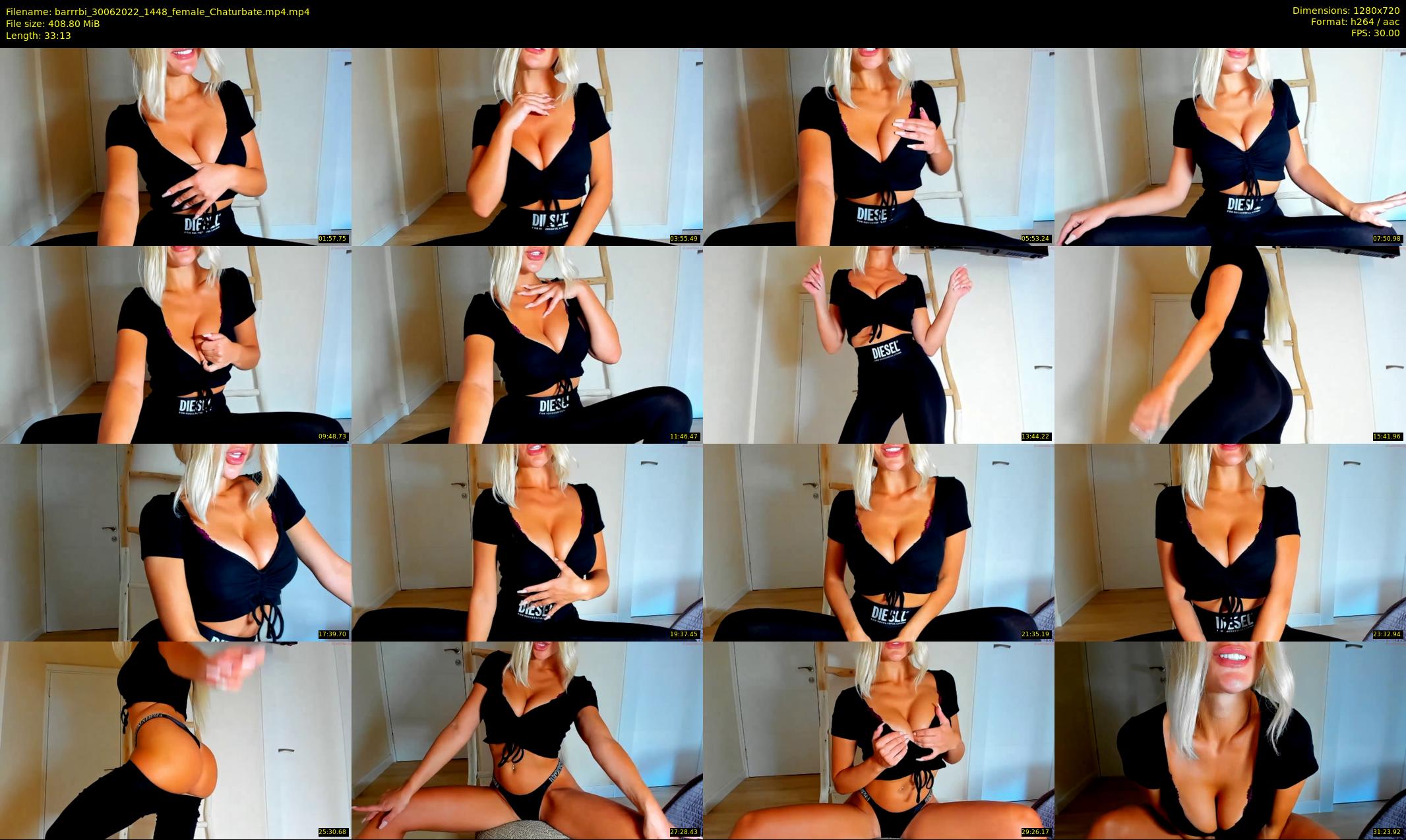barrrbi — 34 minute Chaturbate female cam show recording, 720p, Jun 30, 2022