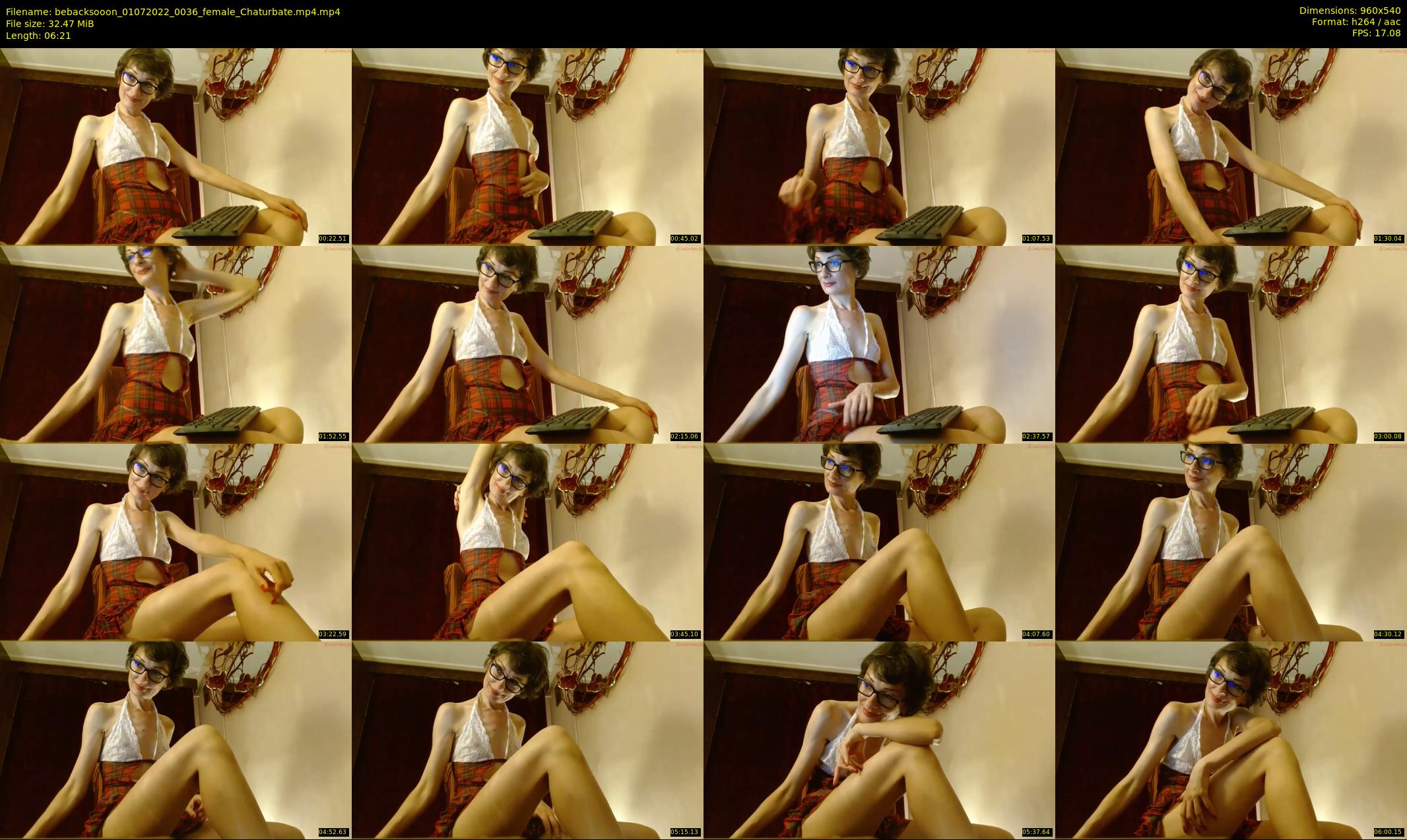 bebacksooon — 7 minute Chaturbate female cam show recording, 480p, Jul 1, 2022
