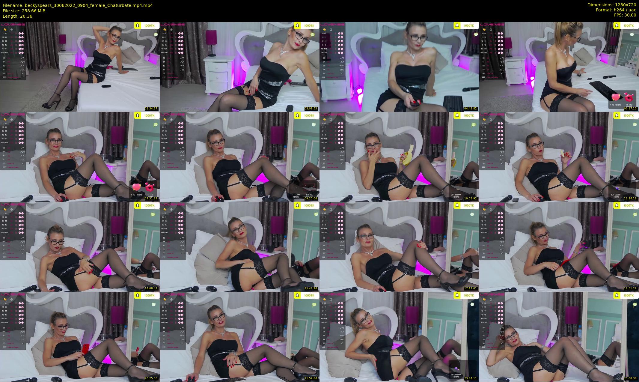 beckyspears — 27 minute Chaturbate female cam show recording, 720p, Jun 30, 2022