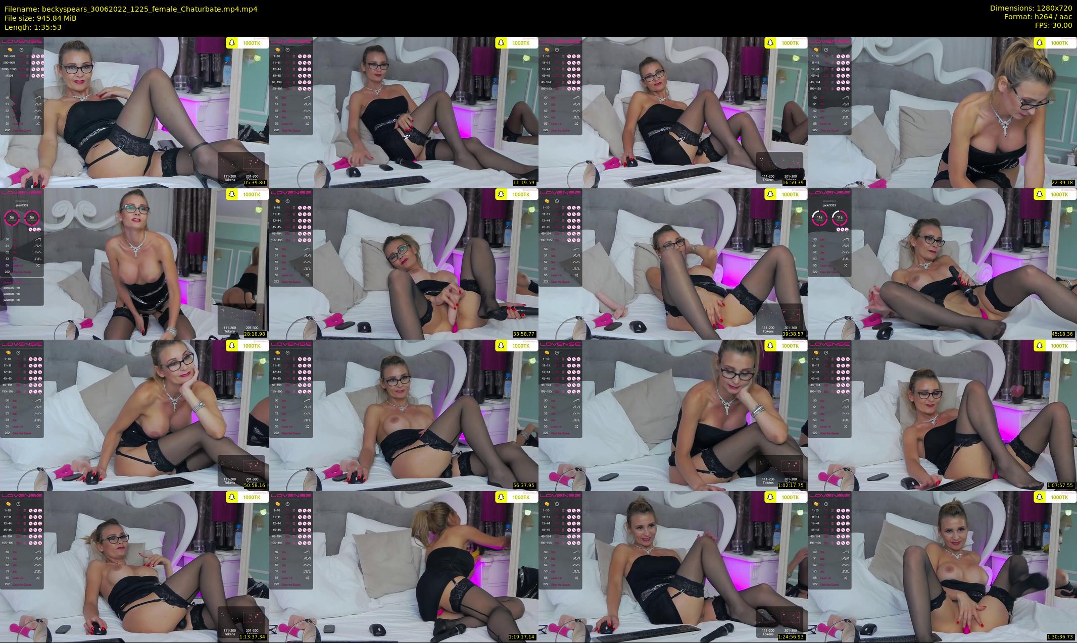 beckyspears — 96 minute Chaturbate female cam show recording, 720p, Jun 30, 2022