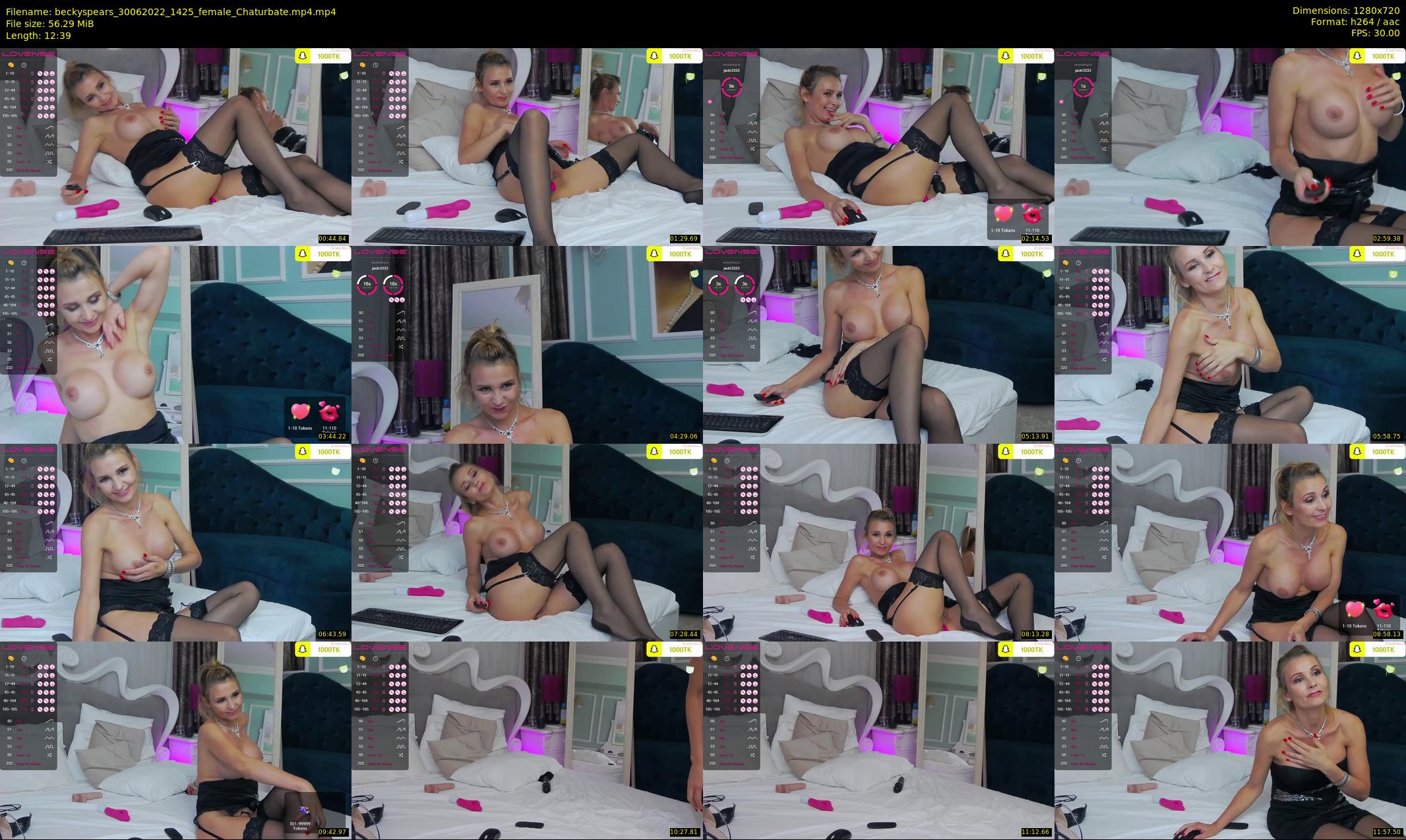 beckyspears — 13 minute Chaturbate female cam show recording, 720p, Jun 30, 2022