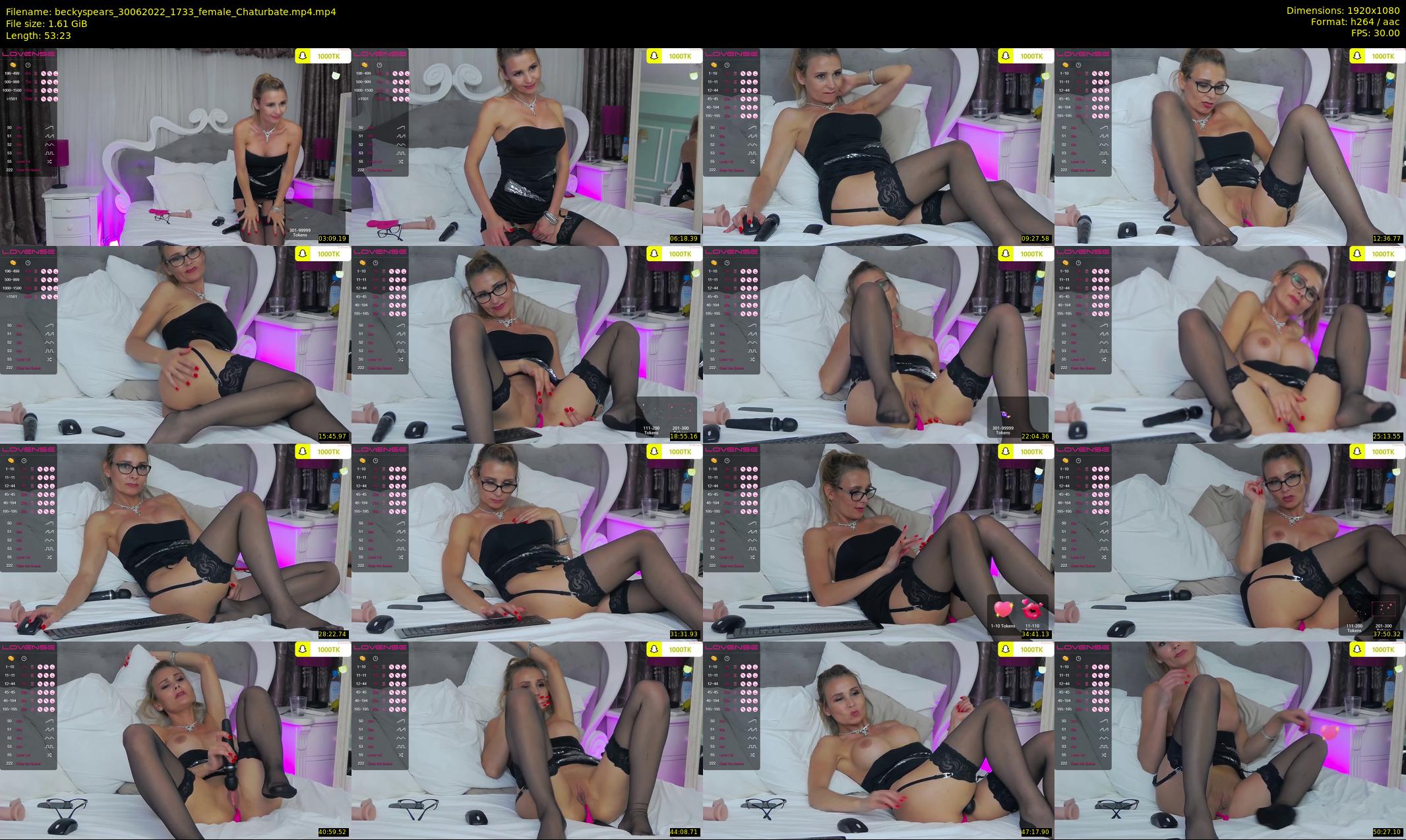 beckyspears — 54 minute Chaturbate female cam show recording, 1080p, Jun 30, 2022