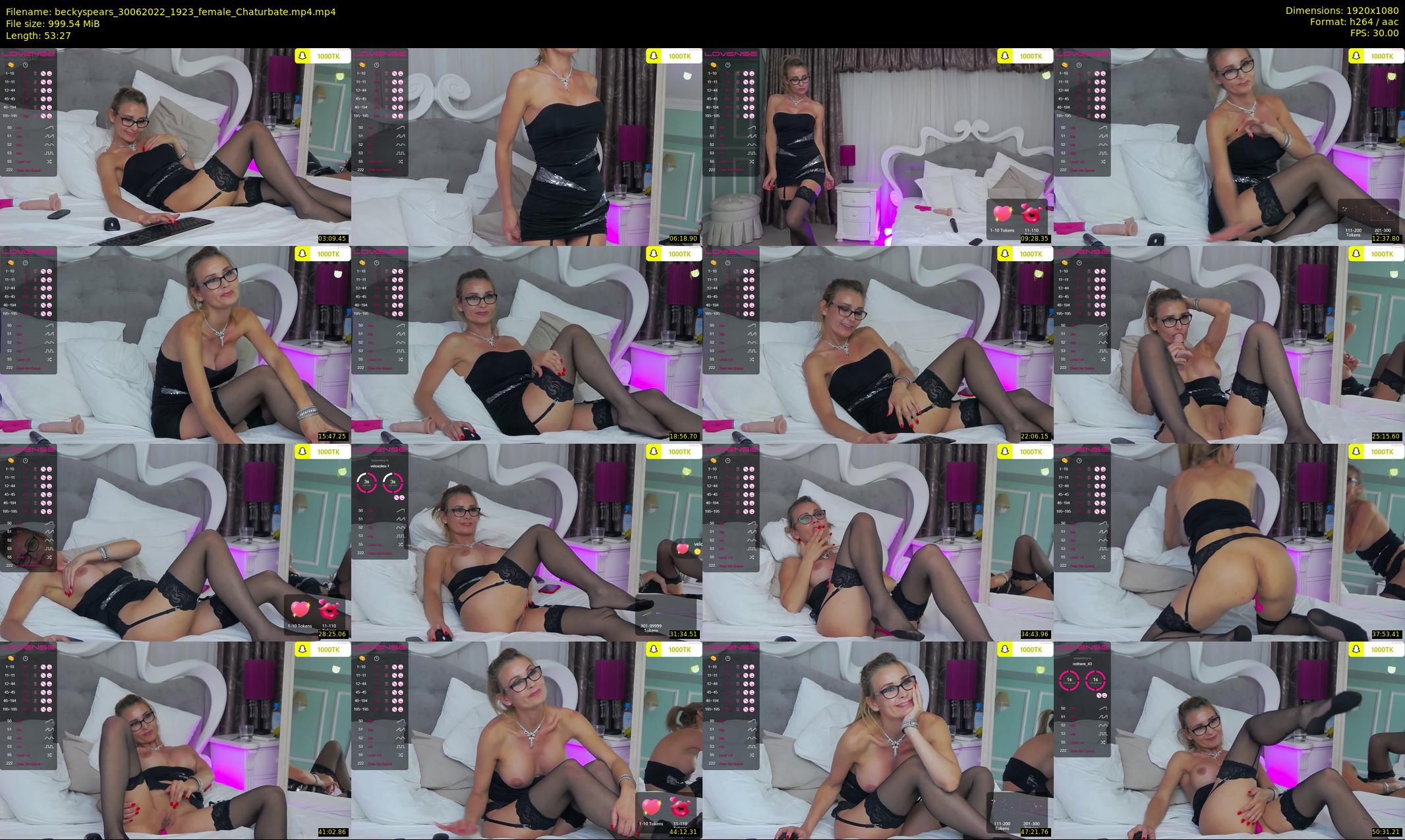 beckyspears — 54 minute Chaturbate female cam show recording, 1080p, Jun 30, 2022