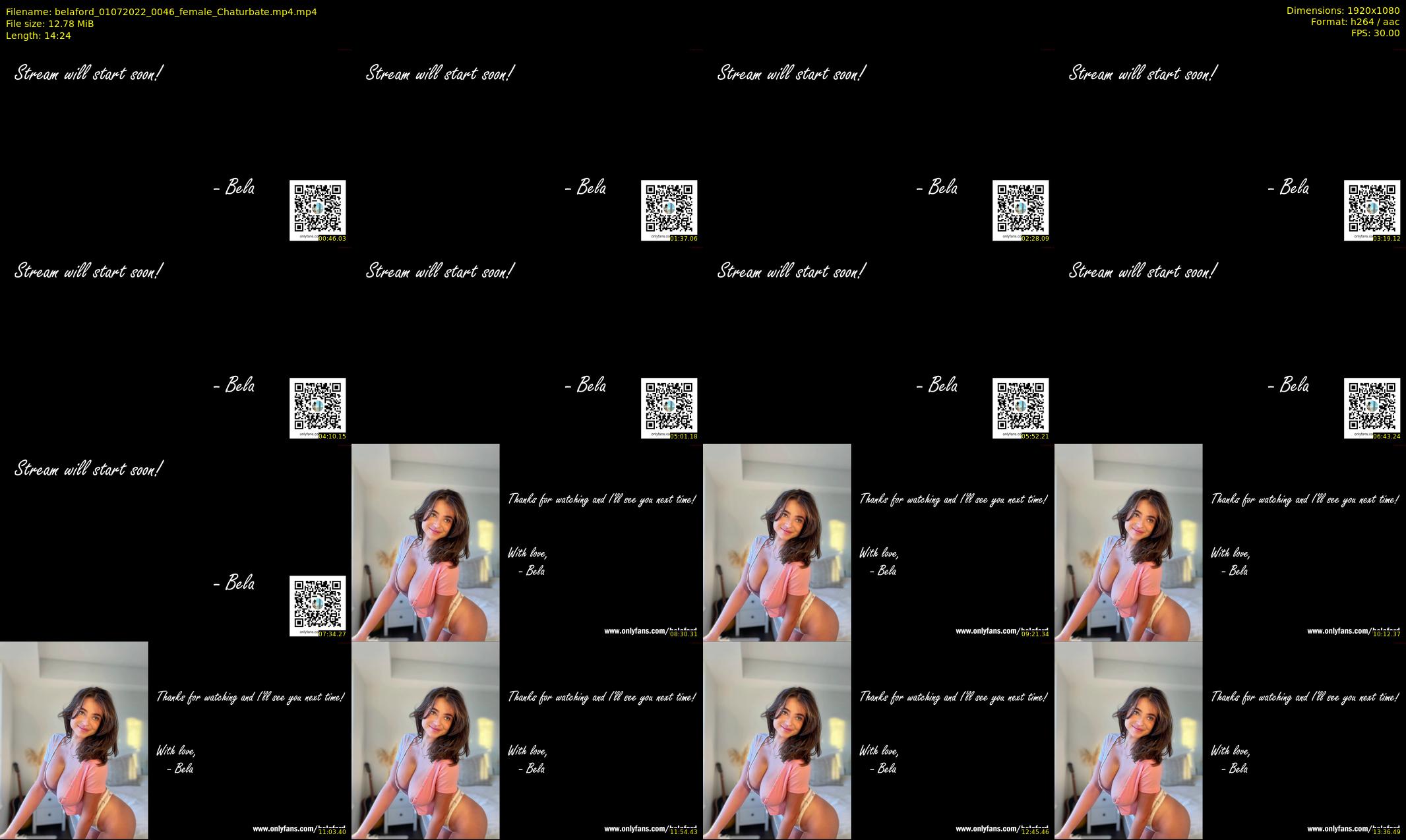 belaford — 15 minute Chaturbate female cam show recording, 1080p, Jul 1, 2022