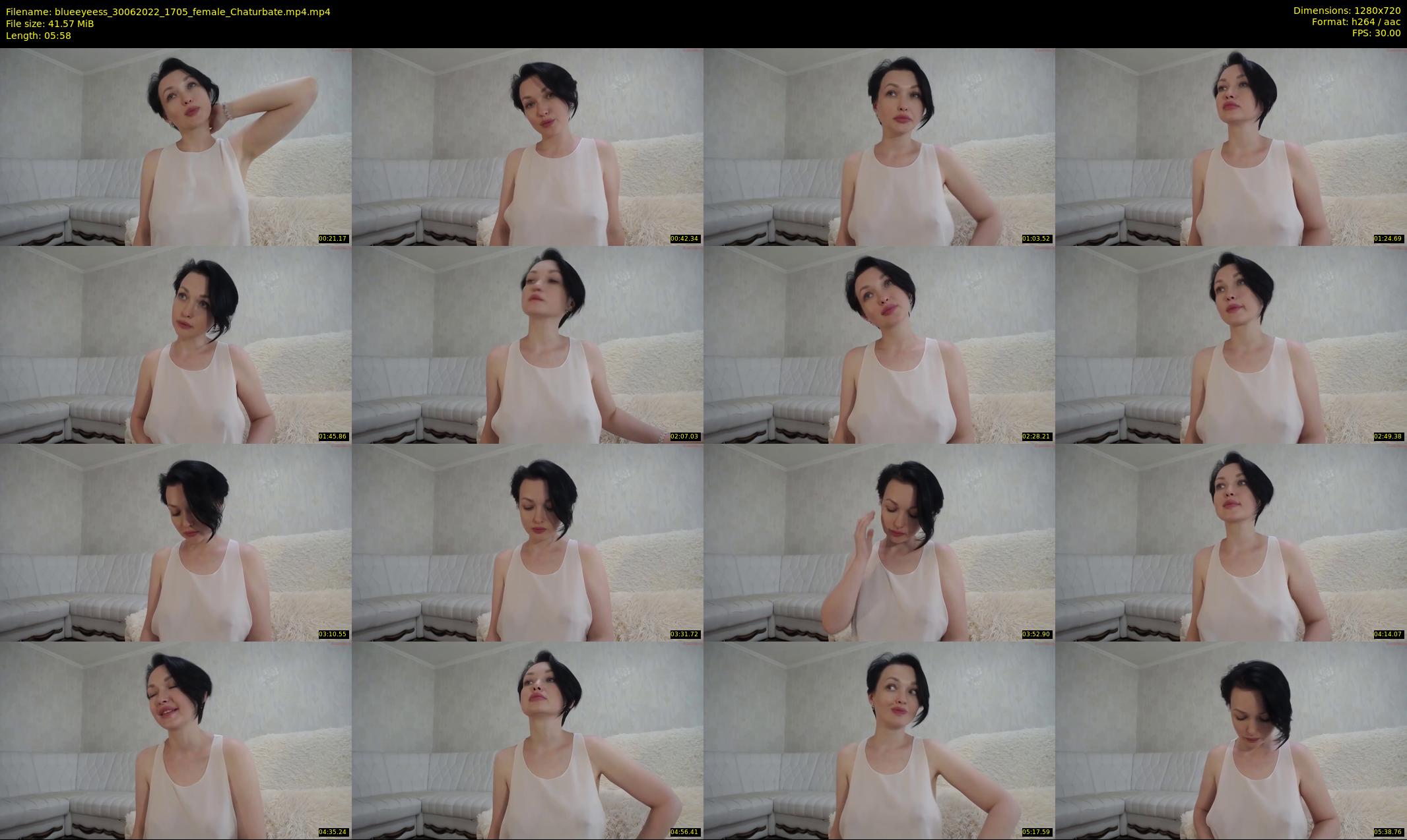 blueeyeess — 6 minute Chaturbate female cam show recording, 720p, Jun 30, 2022