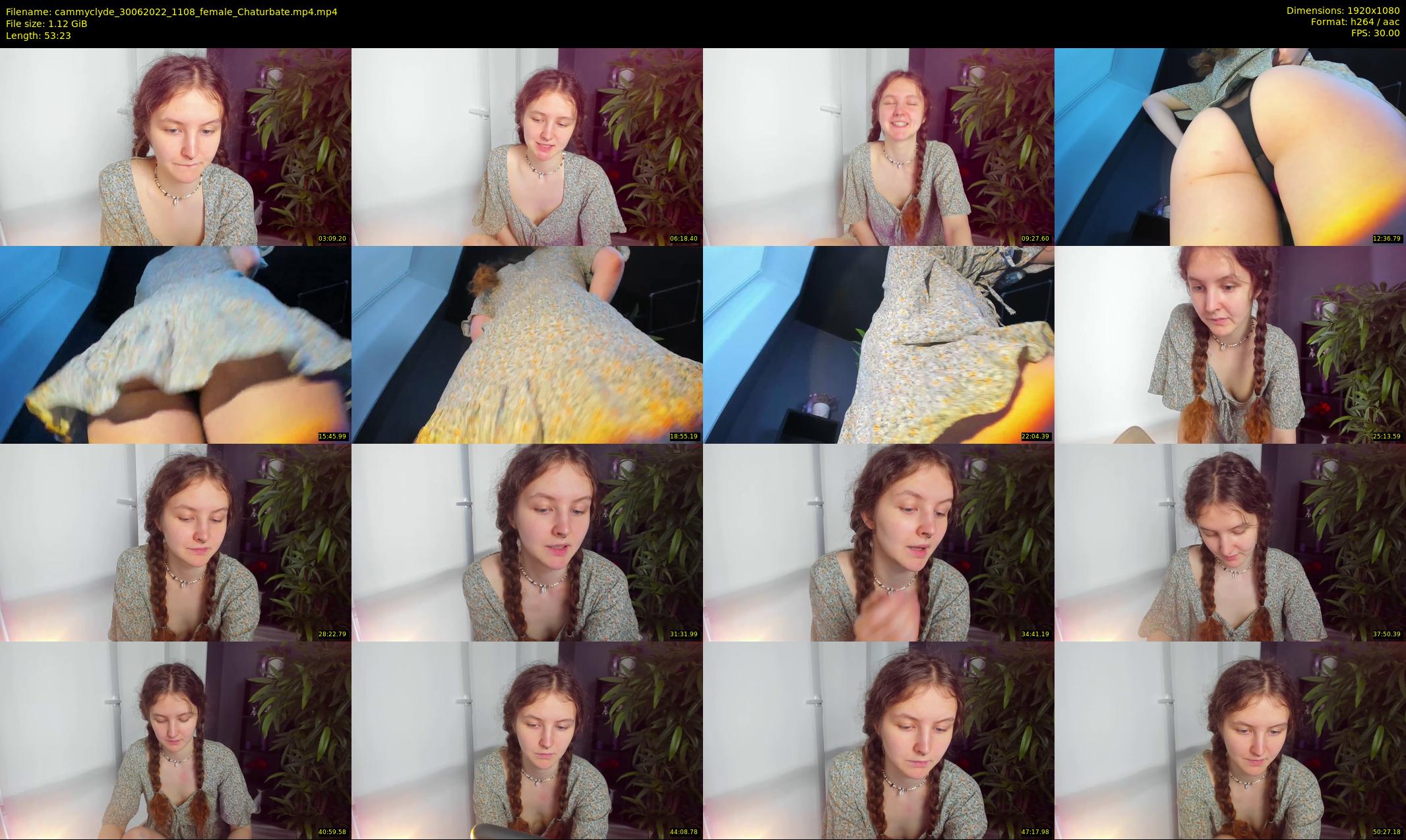 cammyclyde — 54 minute Chaturbate female cam show recording, 1080p, Jun 30, 2022
