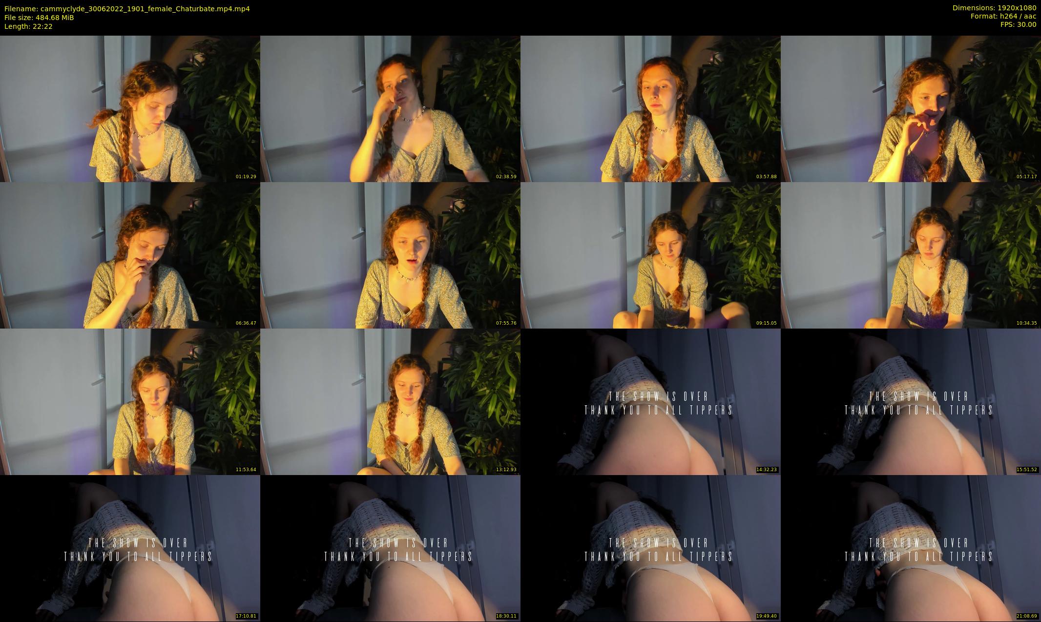 cammyclyde — 23 minute Chaturbate female cam show recording, 1080p, Jun 30, 2022