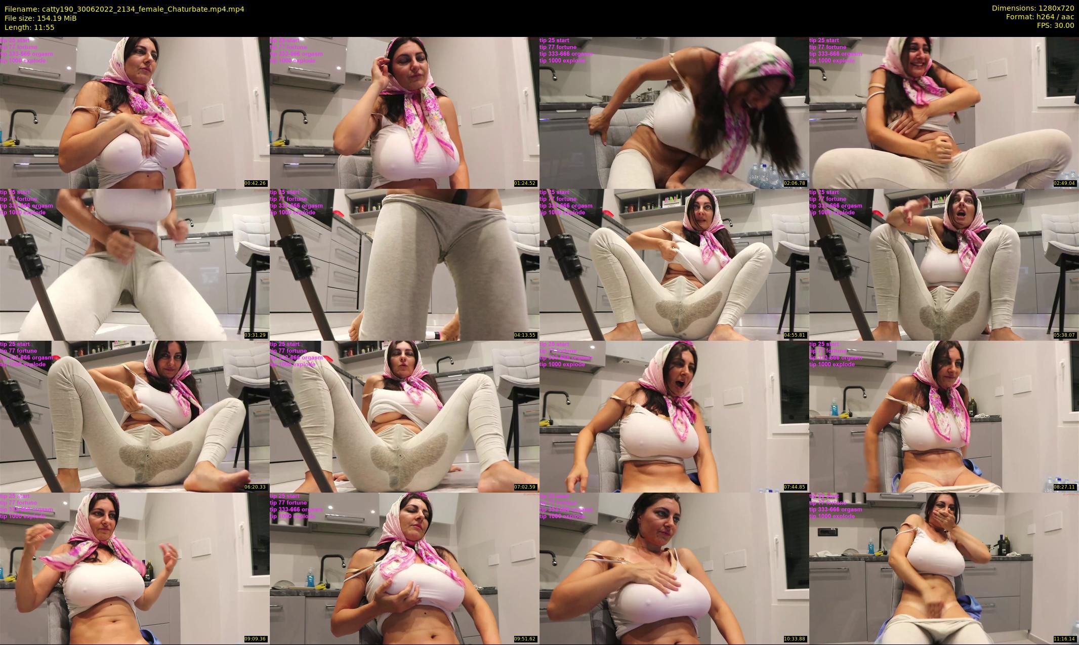 catty190 — 12 minute Chaturbate female cam show recording, 720p, Jun 30, 2022