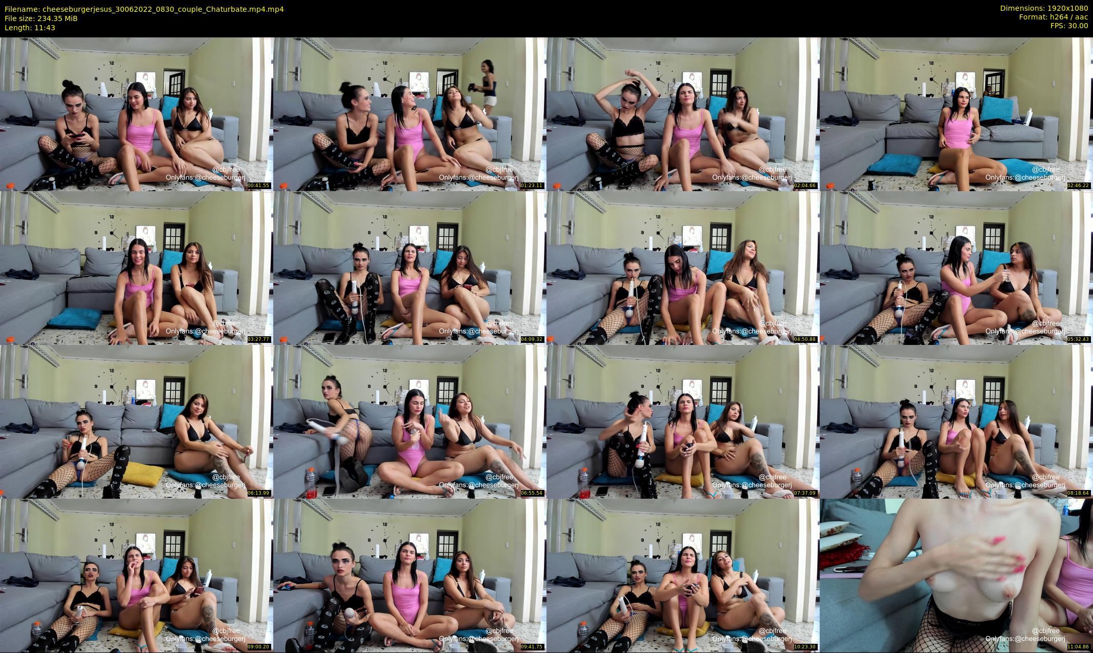 cheeseburgerjesus — 12 minute Chaturbate couple cam show recording, 1080p, Jun 30, 2022