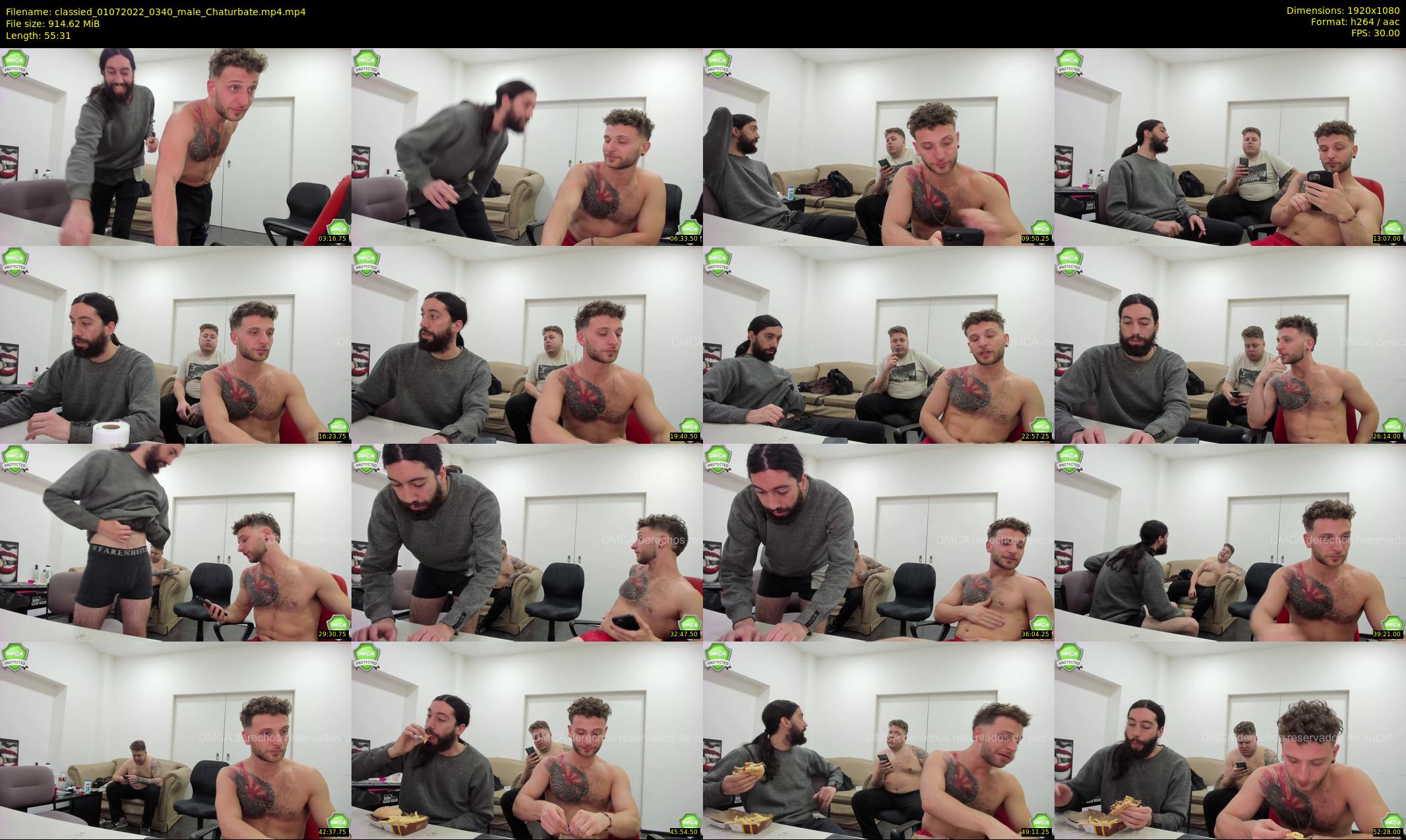classied — 56 minute Chaturbate male cam show recording, 1080p, Jul 1, 2022