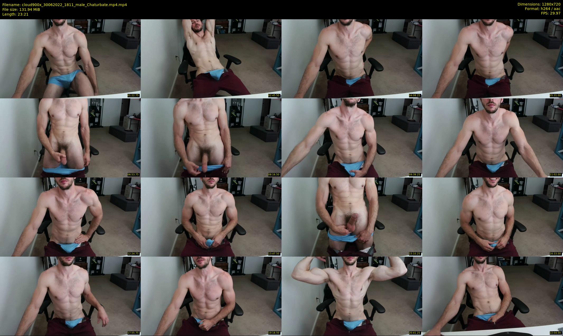 cloud900x — 24 minute Chaturbate male cam show recording, 720p, Jun 30, 2022