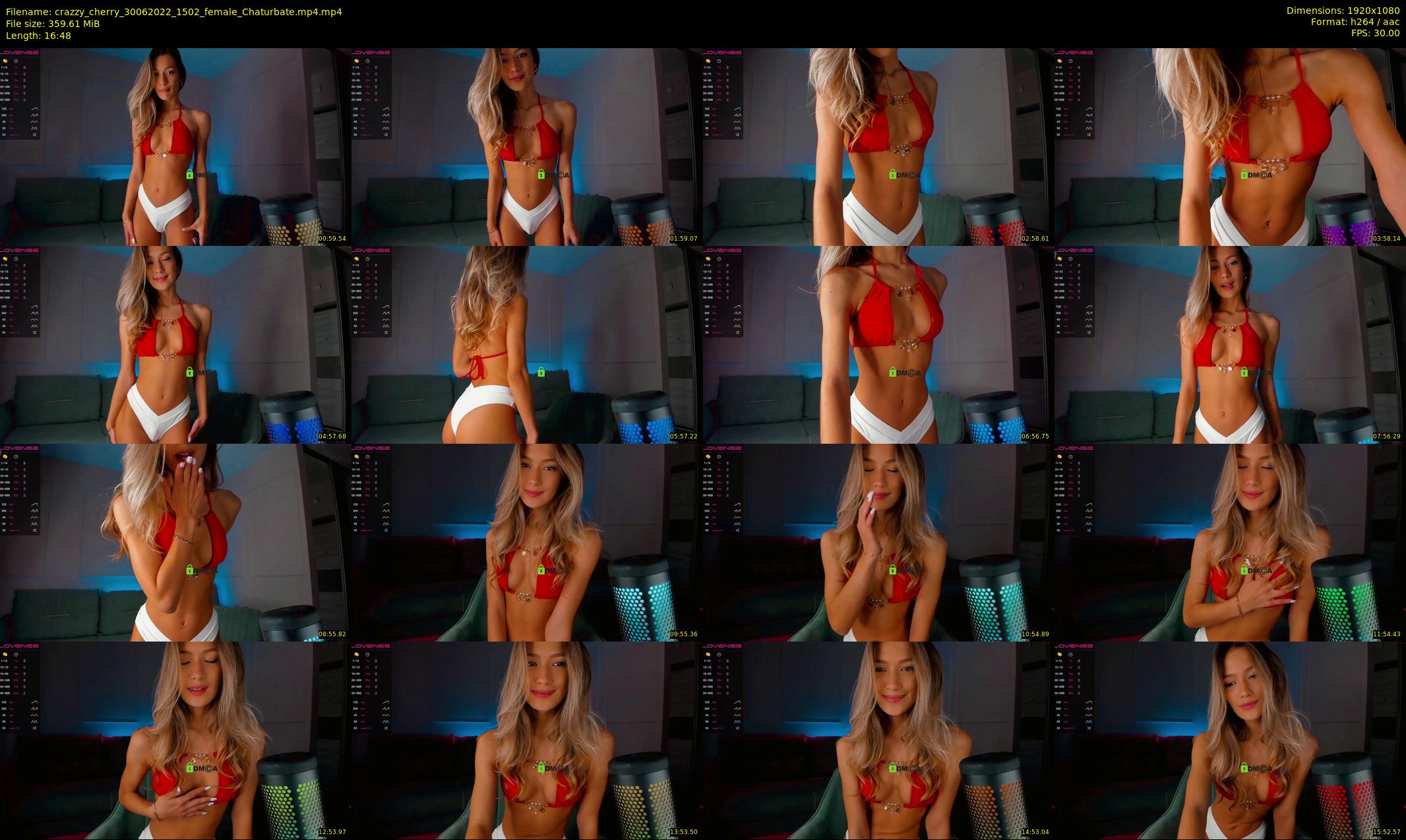 crazzy_cherry — 17 minute Chaturbate female cam show recording, 1080p, Jun 30, 2022