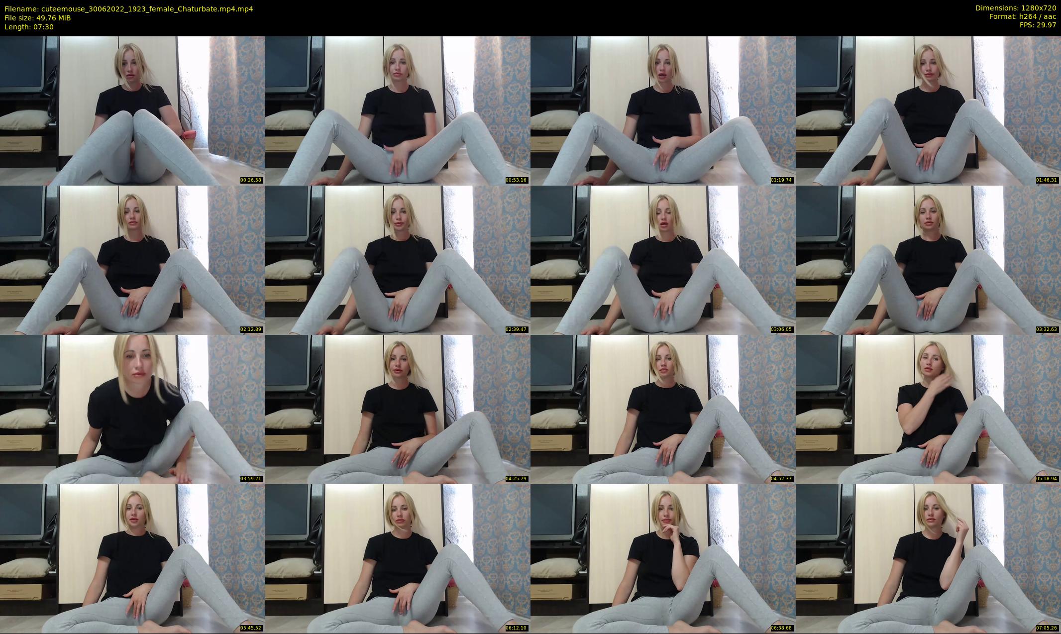 cuteemouse — 8 minute Chaturbate female cam show recording, 720p, Jun 30, 2022