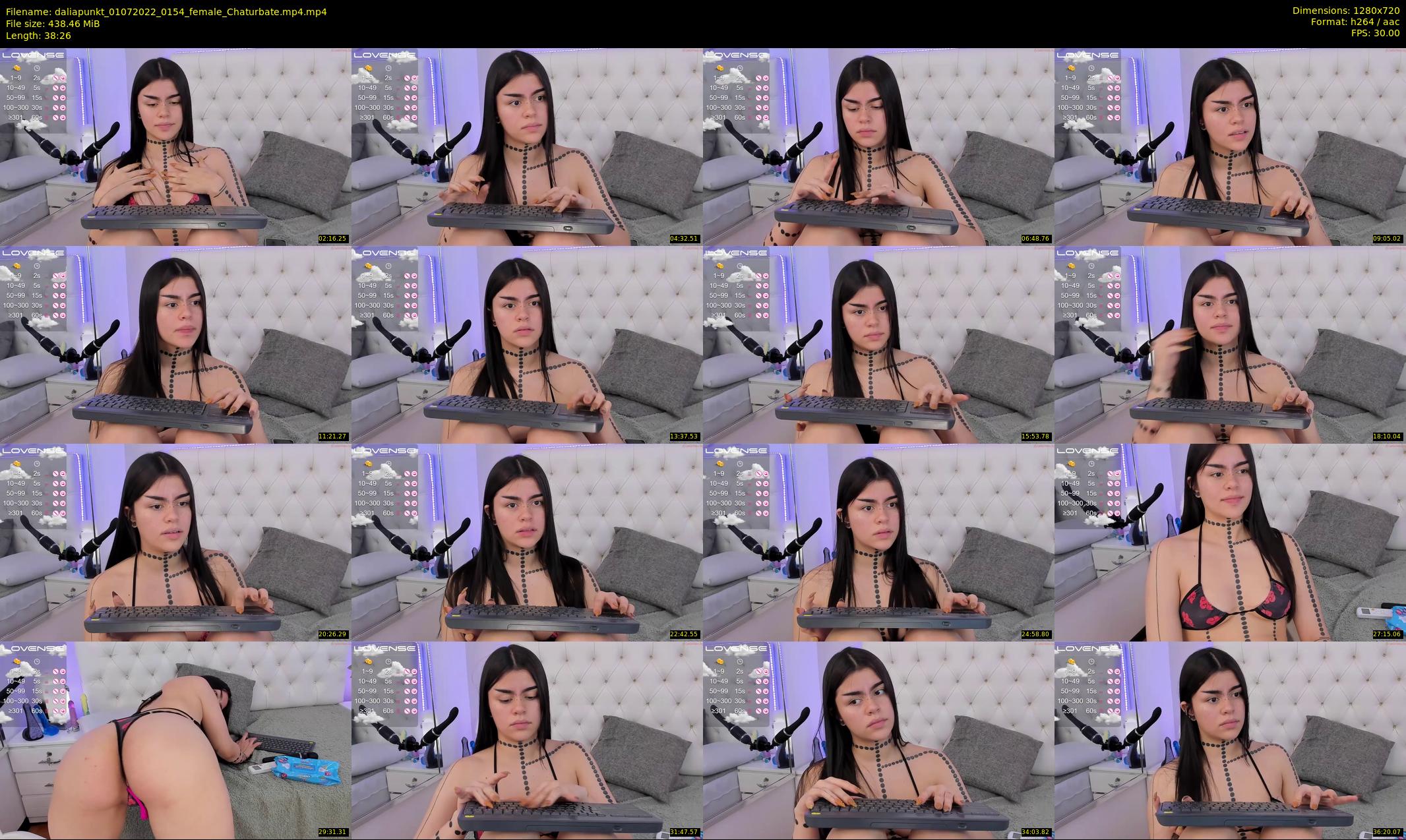 daliapunkt — 39 minute Chaturbate female cam show recording, 720p, Jul 1, 2022