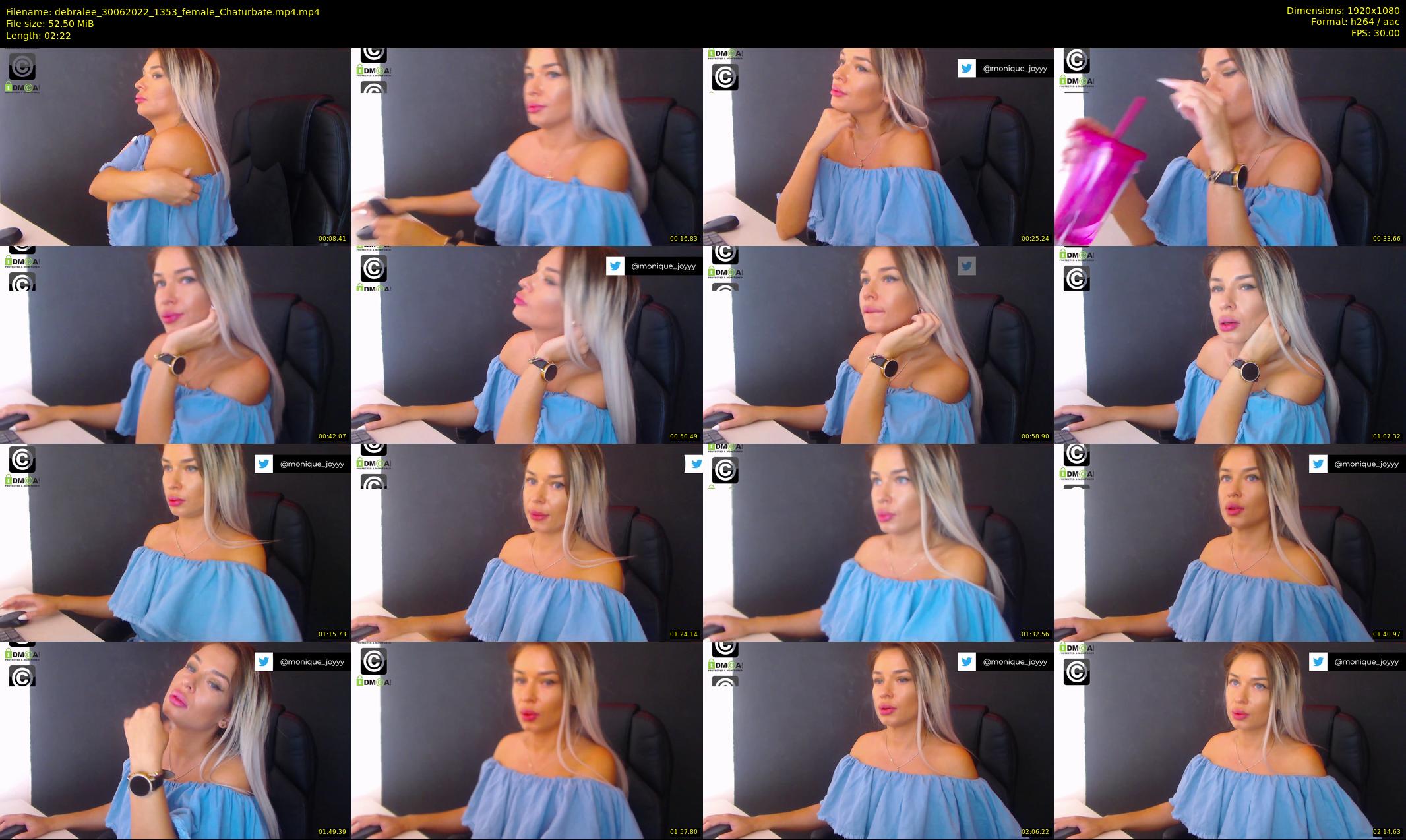 debralee — 3 minute Chaturbate female cam show recording, 1080p, Jun 30, 2022