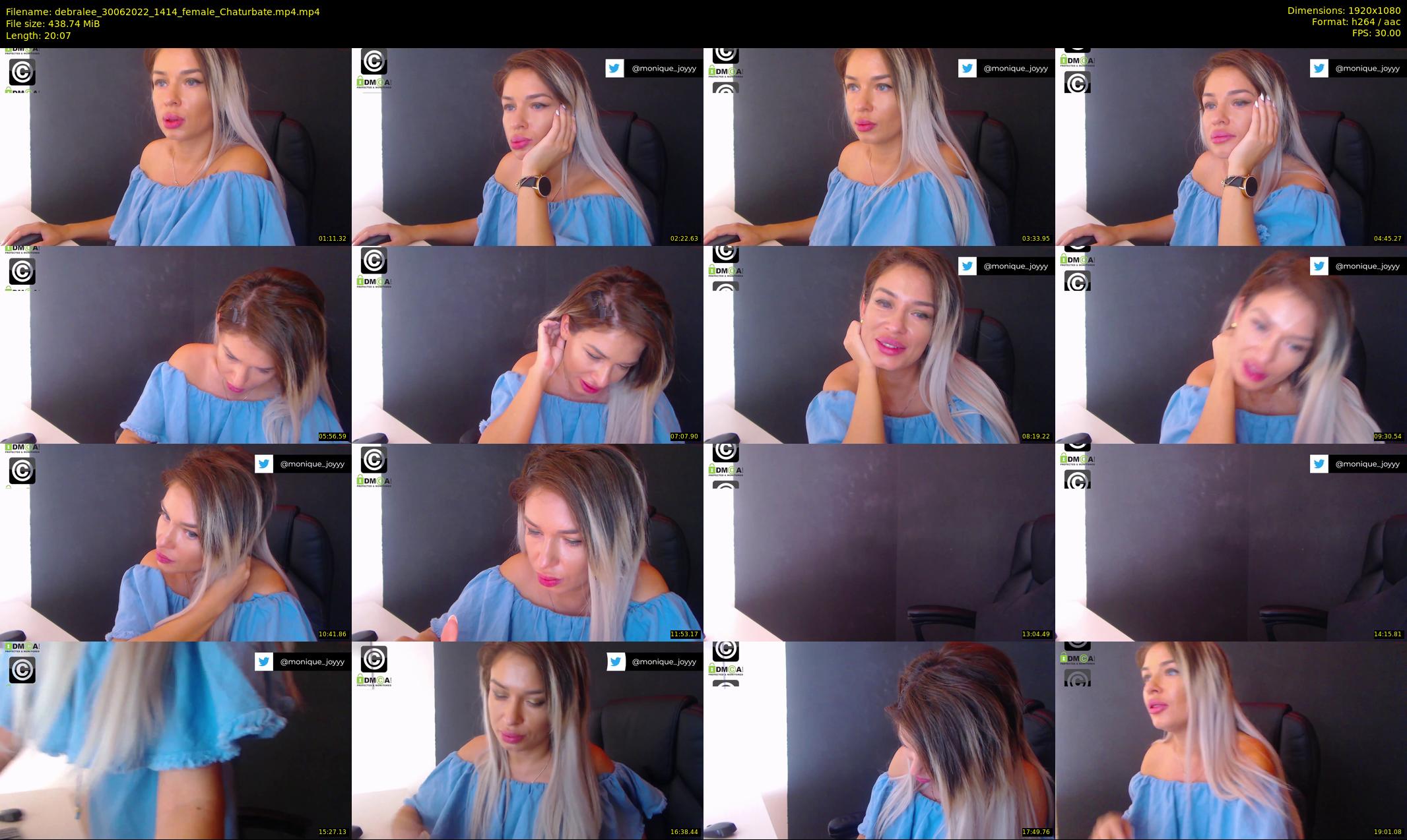 debralee — 21 minute Chaturbate female cam show recording, 1080p, Jun 30, 2022