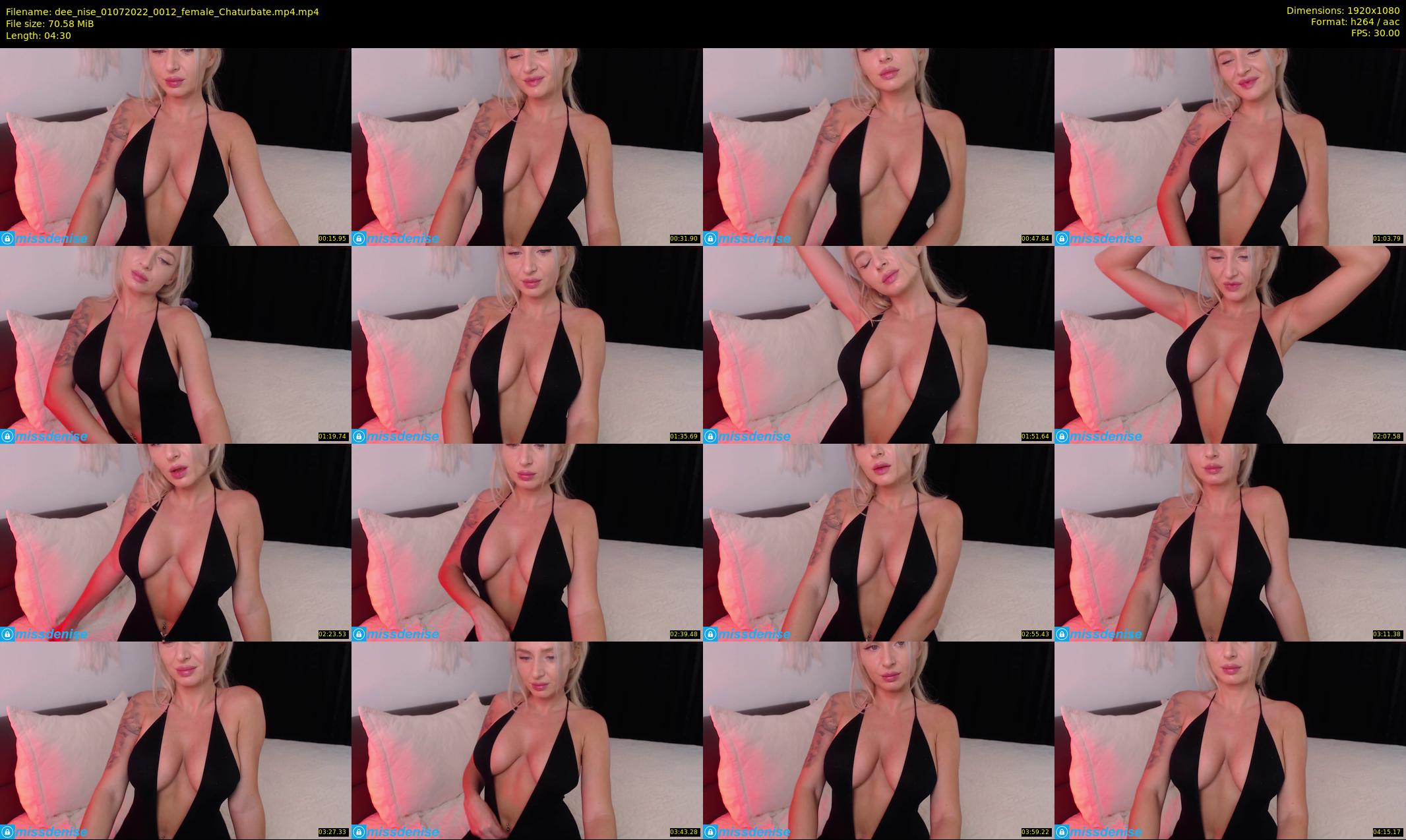 dee_nise — 5 minute Chaturbate female cam show recording, 1080p, Jul 1, 2022