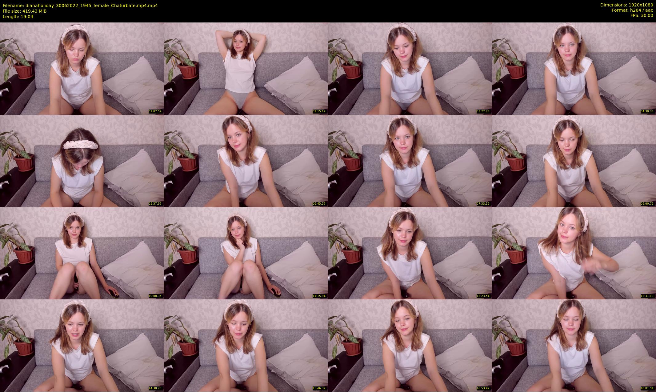 dianaholiday — 20 minute Chaturbate female cam show recording, 1080p, Jun 30, 2022
