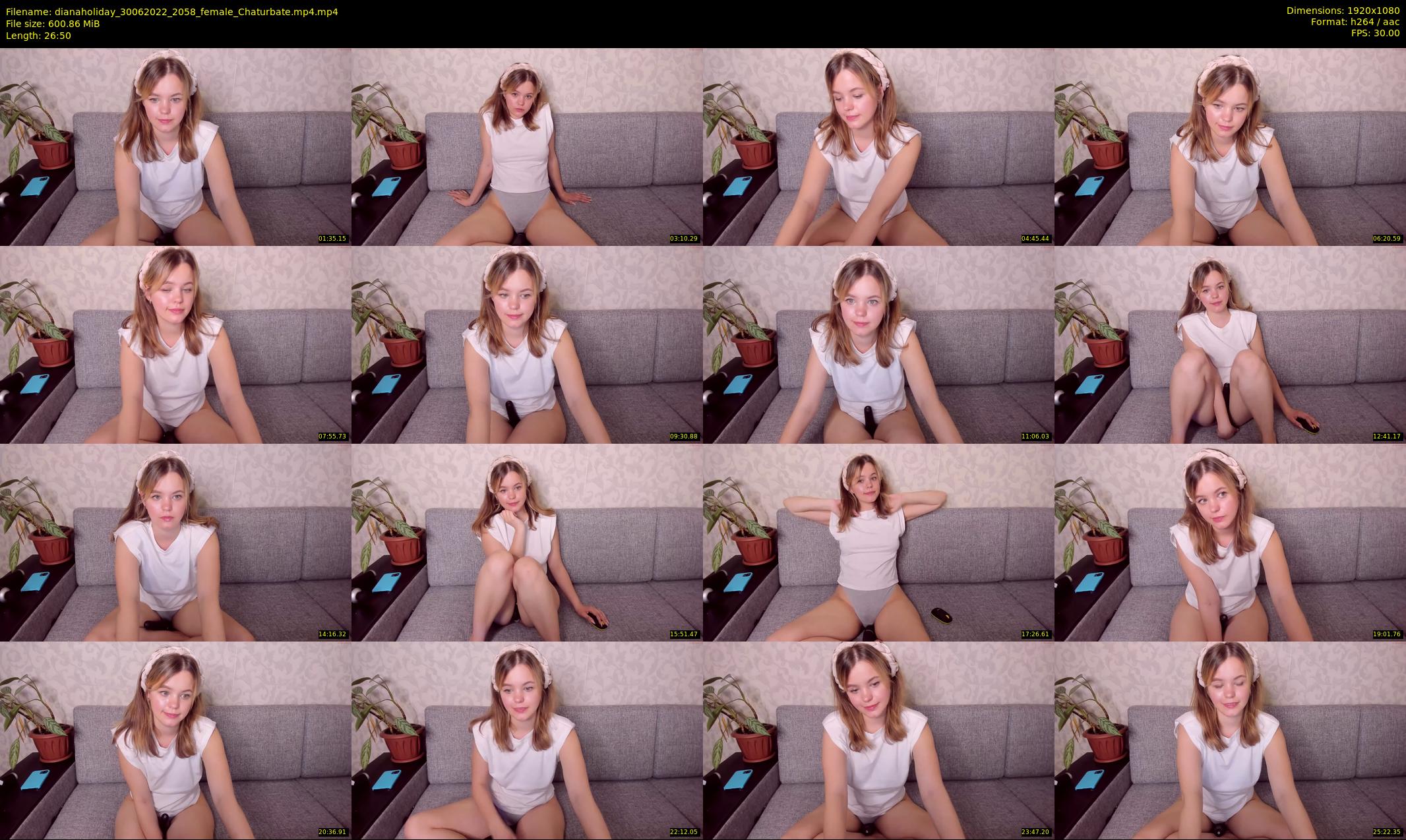 dianaholiday — 27 minute Chaturbate female cam show recording, 1080p, Jun 30, 2022