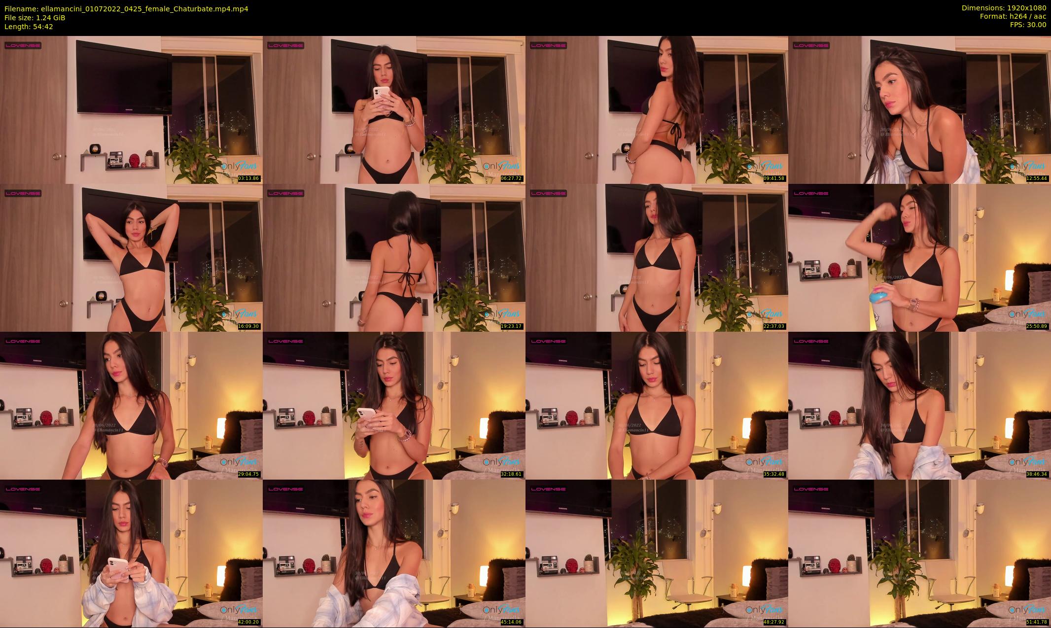 ellamancini — 55 minute Chaturbate female cam show recording, 1080p, Jul 1, 2022